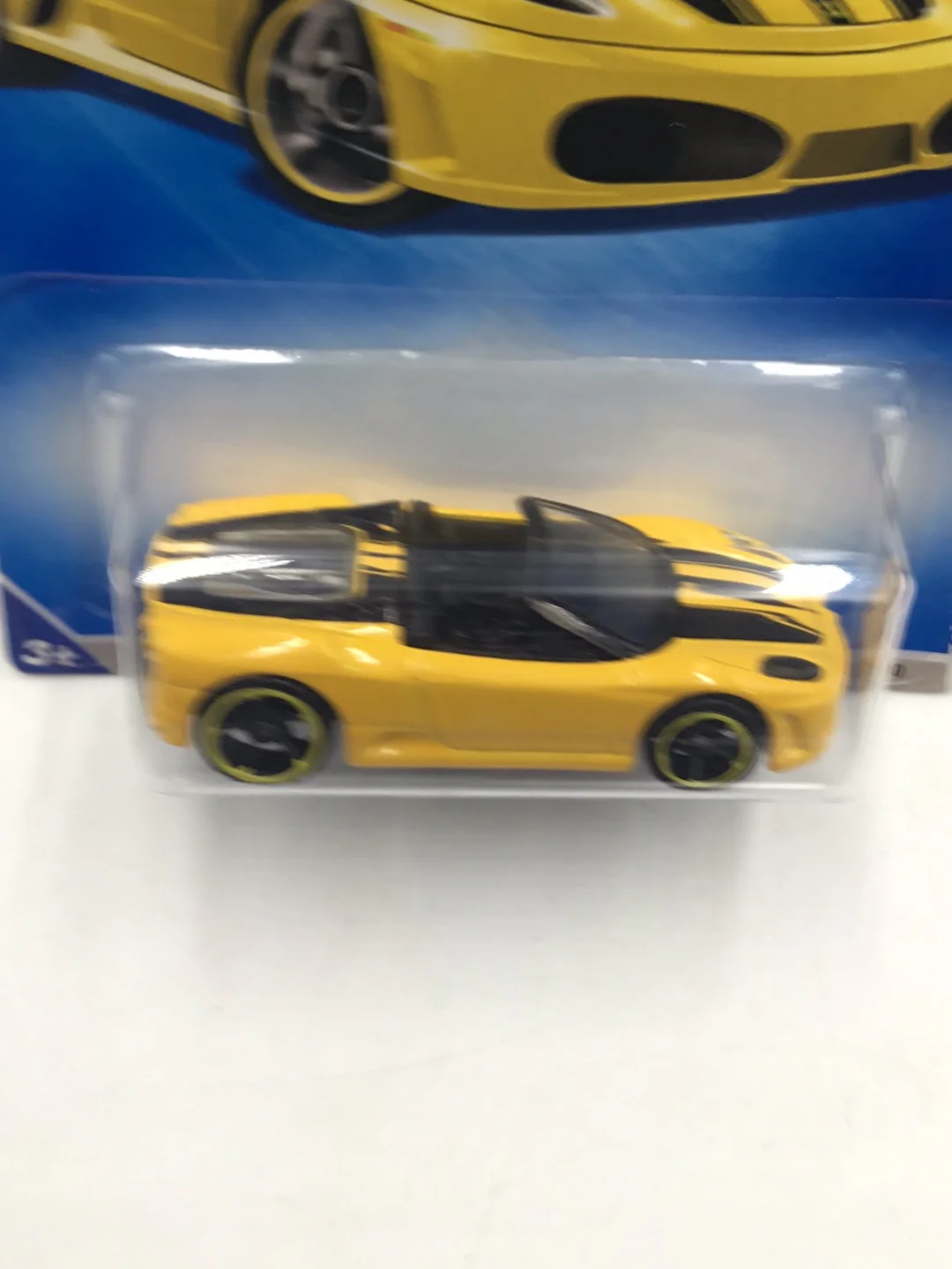 2009 Hot Wheels #153 Ferrari F430 Spider Yellow SS1 - Image 5