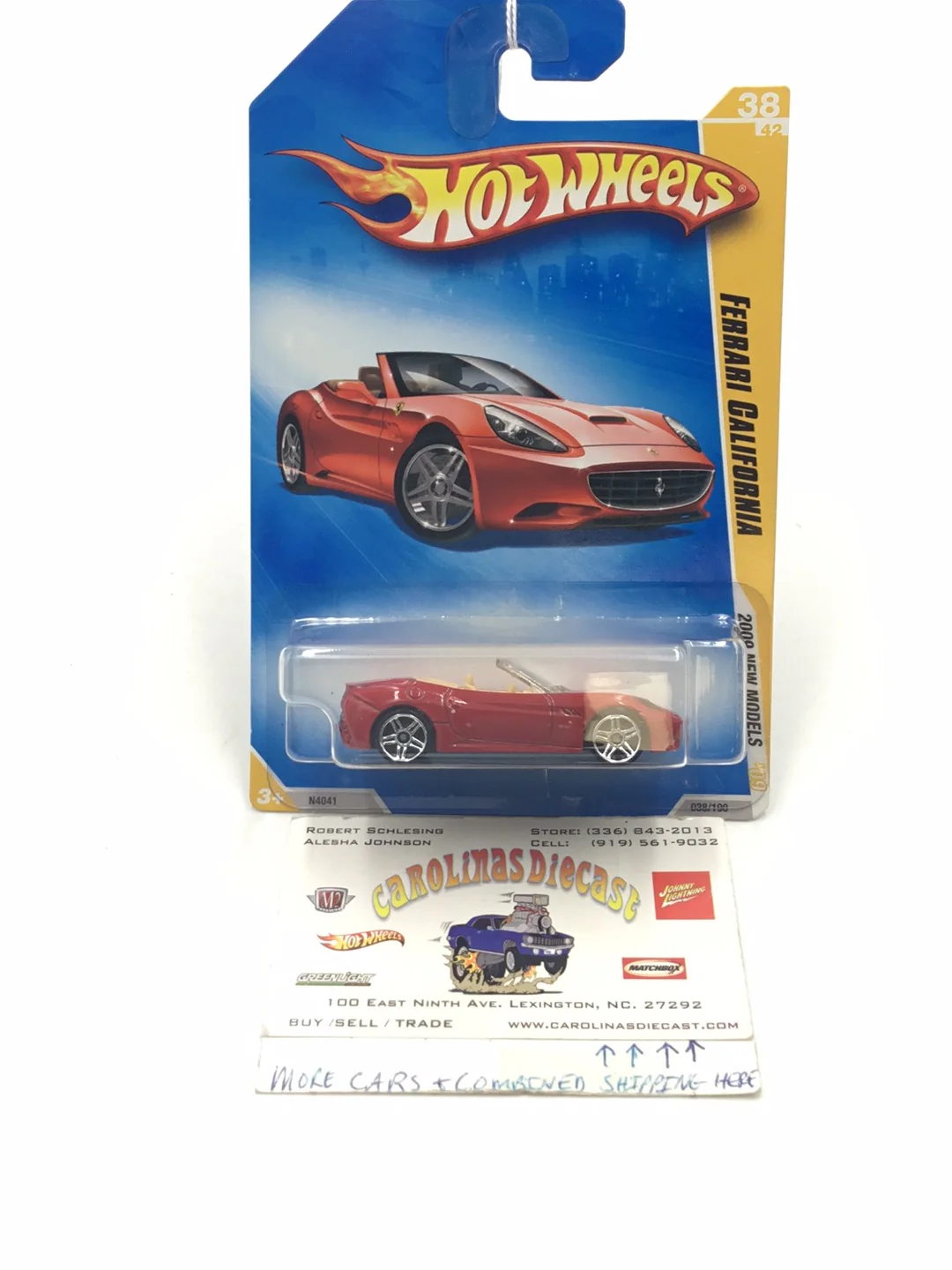 2009 Hot Wheels #38 Ferrari California