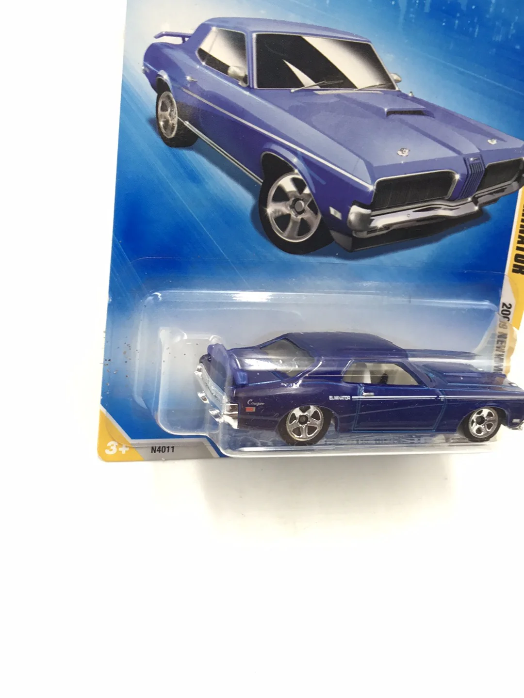 2009 Hot wheels #8 69 Mercury Cougar Eliminator Y4 - Image 3