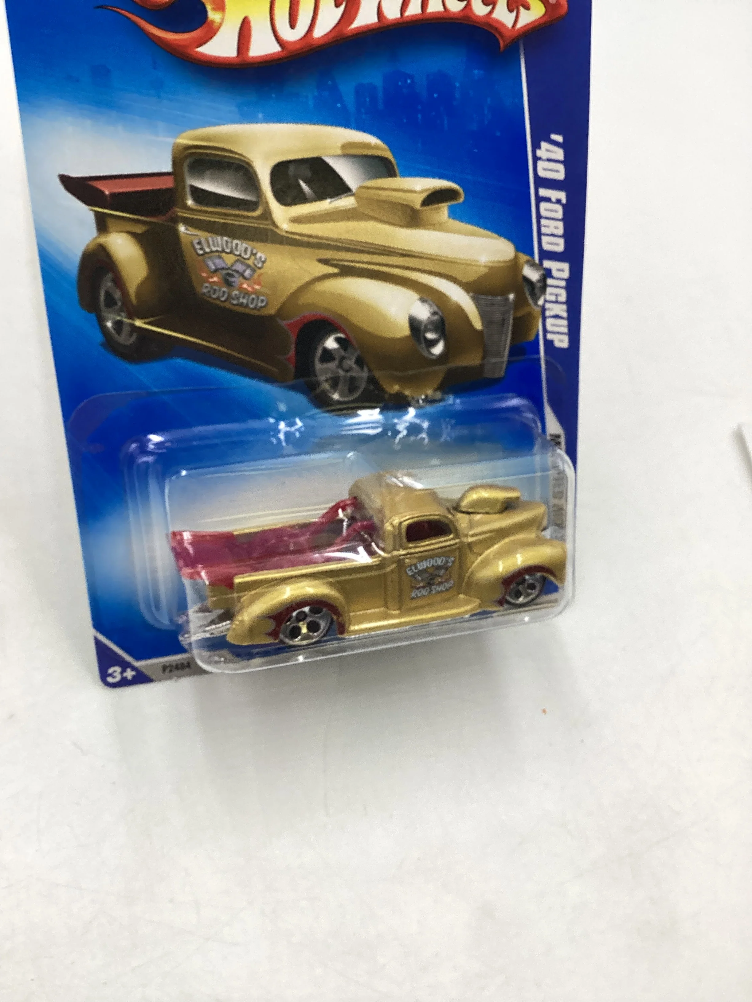 2009 Hot Wheels Modified Rides #164 40 Ford Pickup Gold 5 Dot Wheels 28E - Image 5