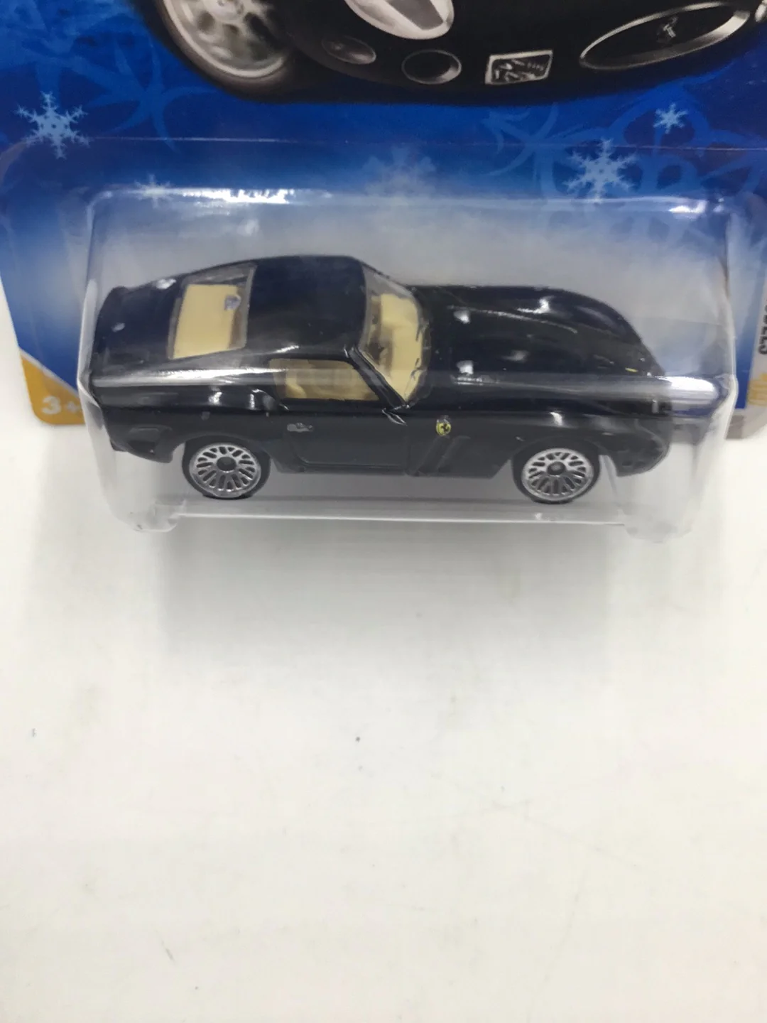 2009 Hot Wheels Target snowflake card #5 Ferrari 250 GTO with protector - Image 5