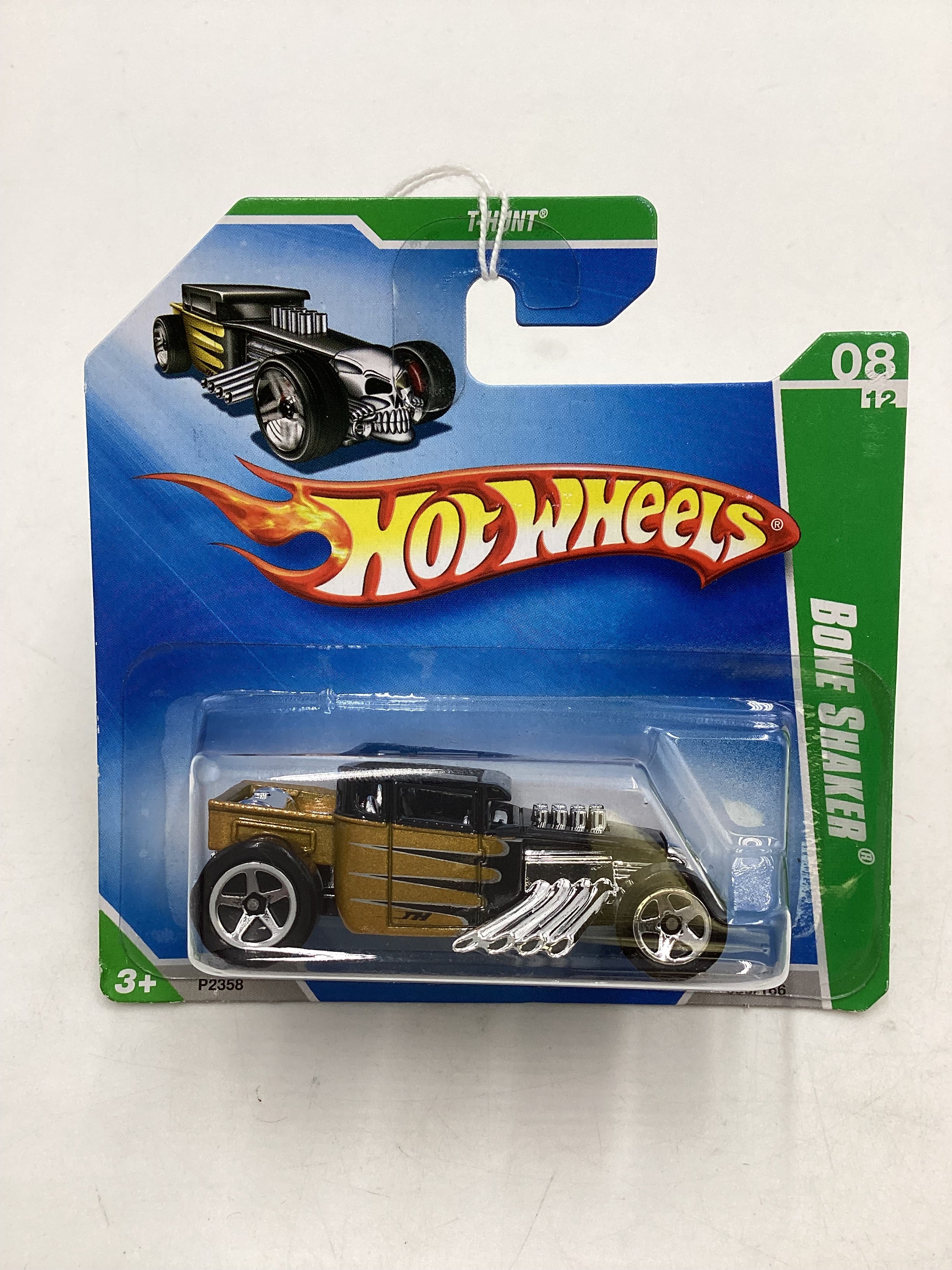 2009 Hot wheels Treasure Hunt #50 Bone Shaker Short Card 277B - Image 2