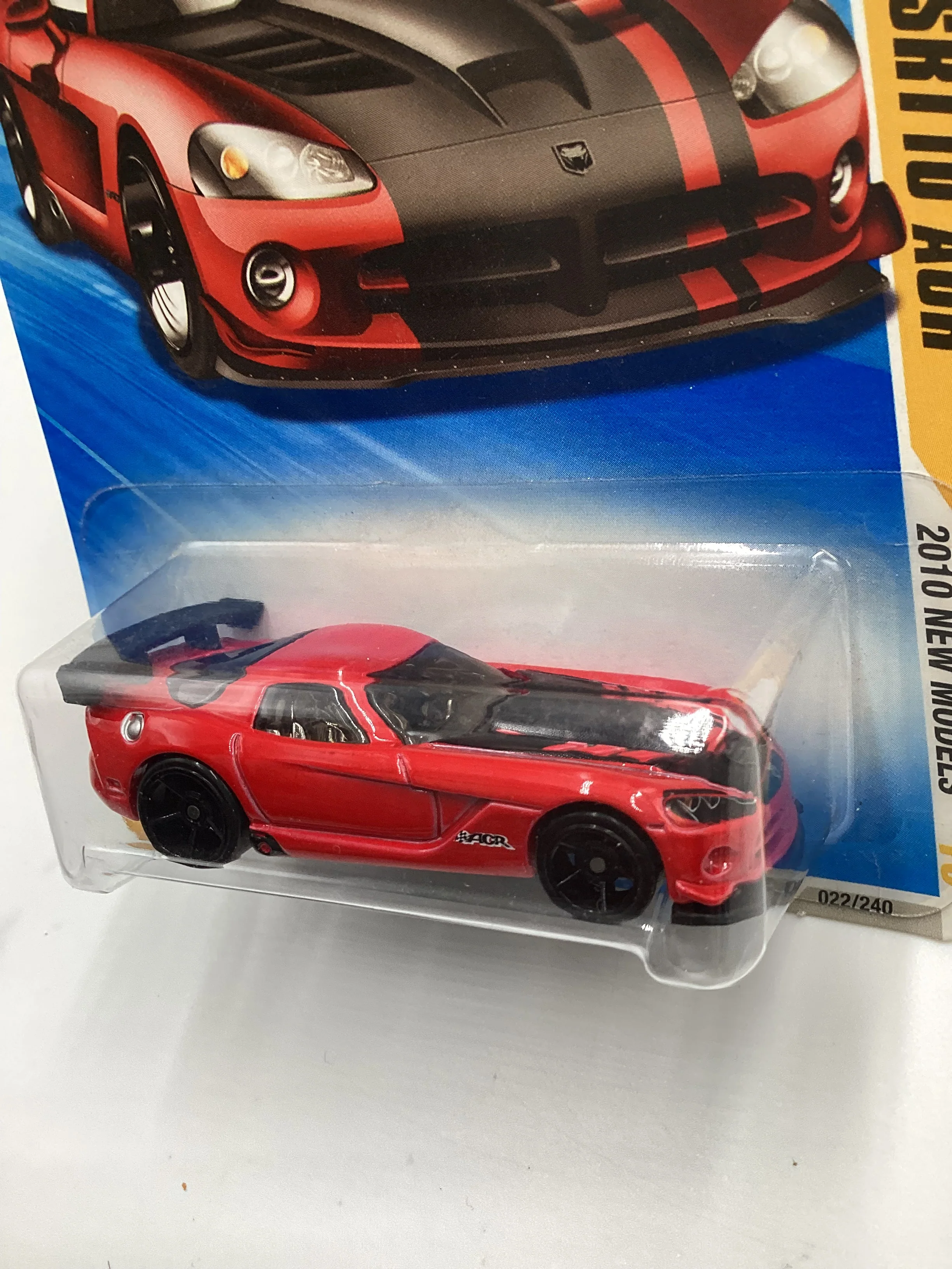2010 Hot wheels #022 08 Viper Str10 ACR Red (SR) - Image 4