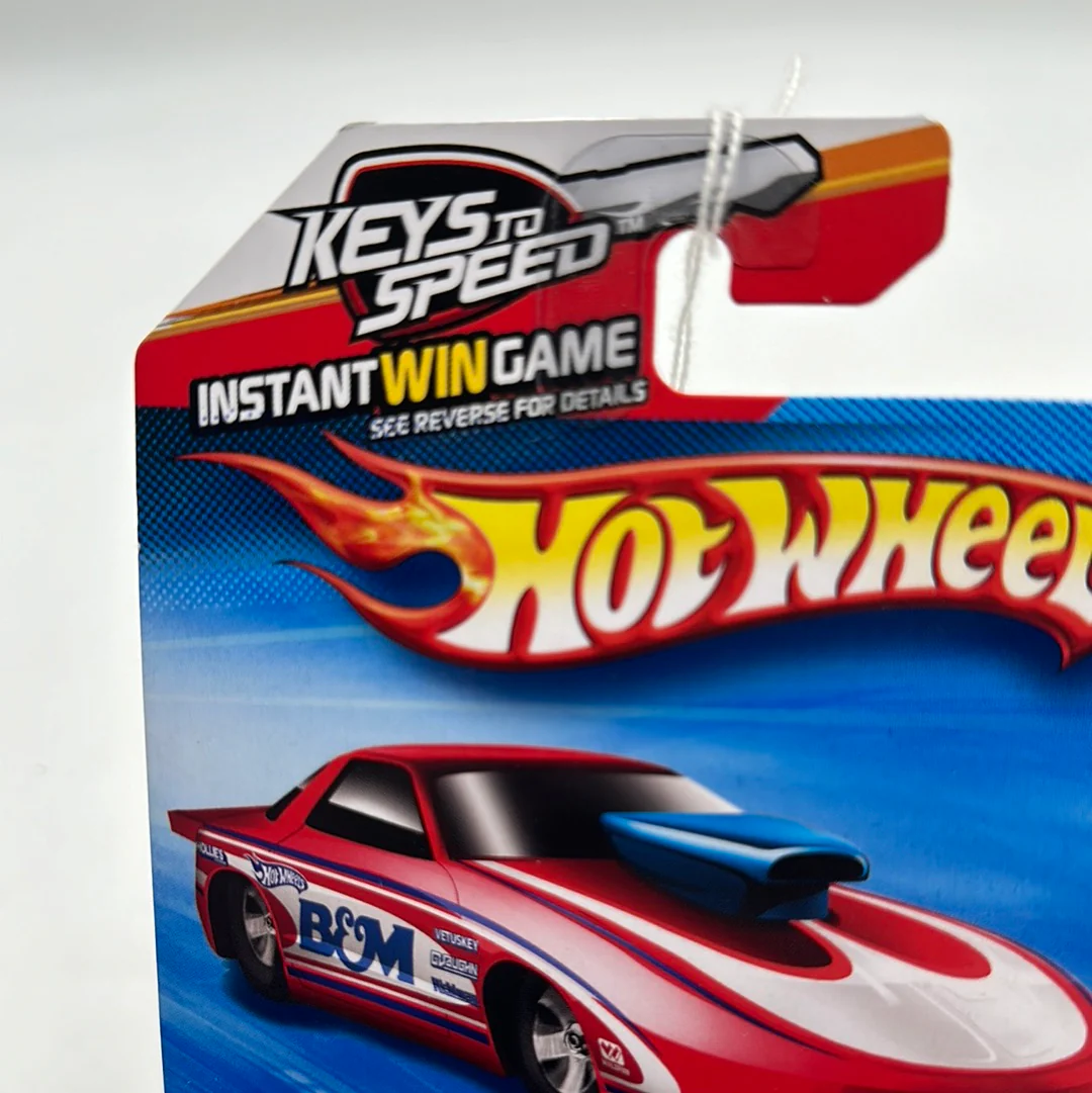 2010 Hot Wheels #102 Pro stock Firebird w/ twin mill III keychain Walmart exclusive 235G - Image 6