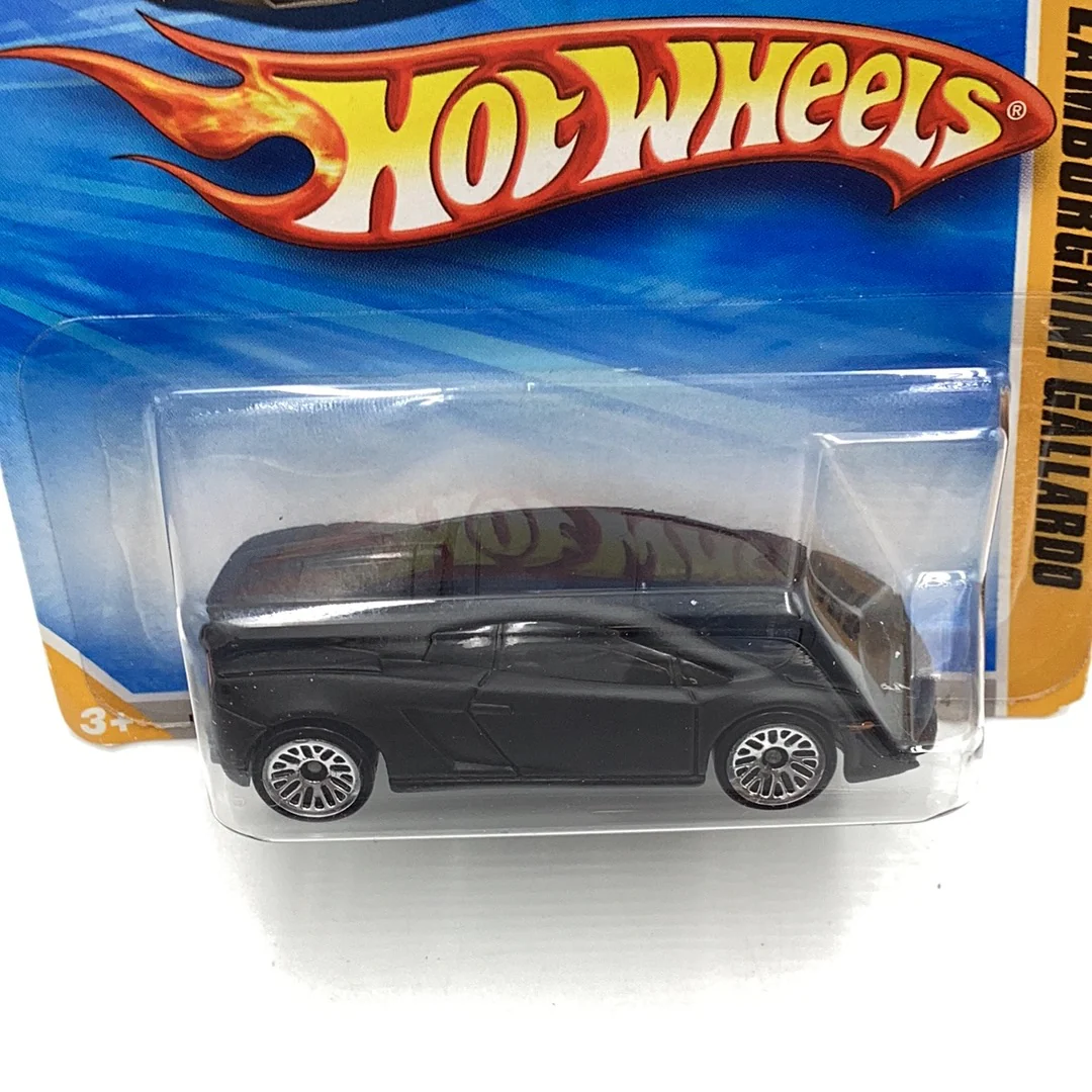 2010 Hot wheels #12 Lamborghini Gallardo LP 560-4 Black international short card 240C - Image 6