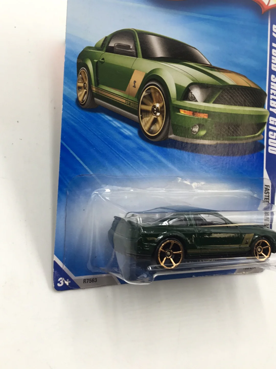 2010 Hot Wheels #136 2007 Ford Shelby Gt500 Green JJ7 - Image 3