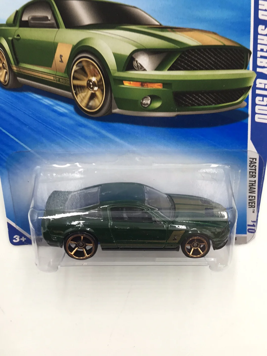 2010 Hot Wheels #136 2007 Ford Shelby Gt500 Green JJ7 - Image 5