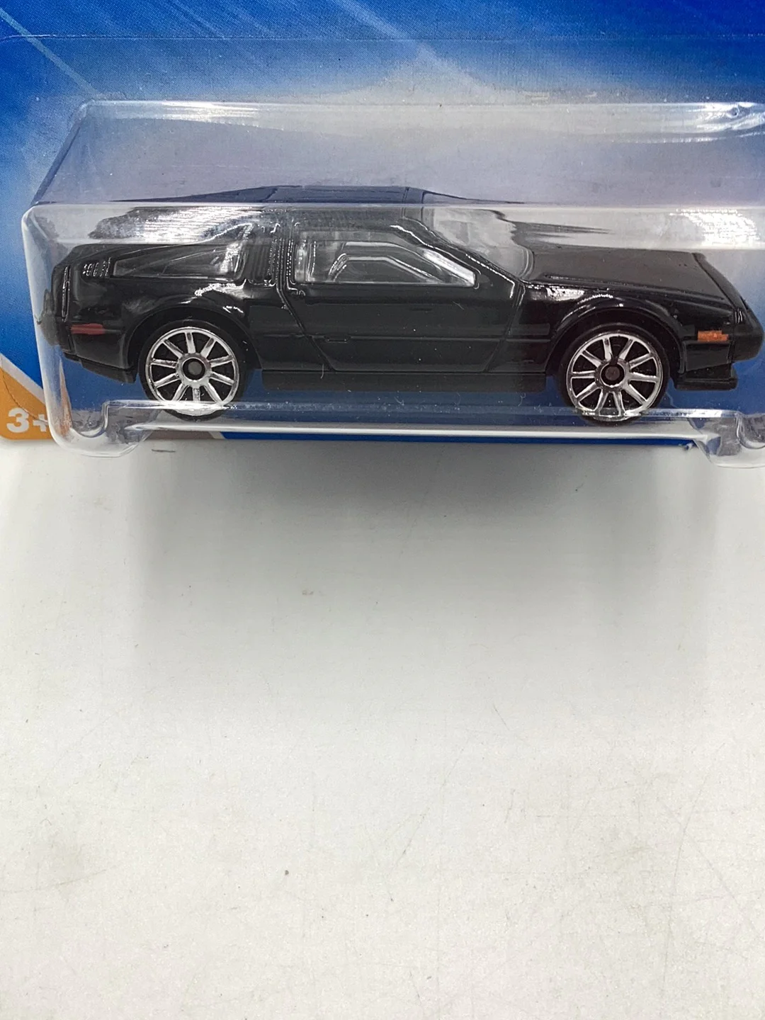 2010 Hot Wheels #15 81 DeLorean DMC-12 black 60B - Image 3