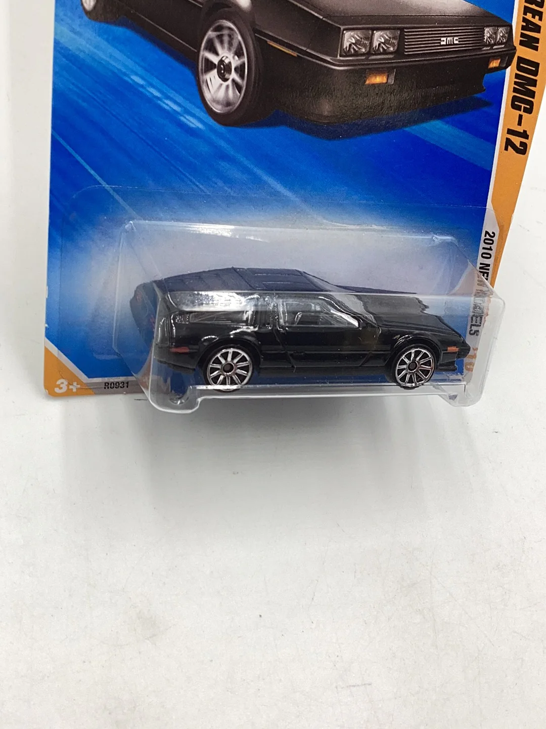 2010 Hot Wheels #15 81 DeLorean DMC-12 black 60B - Image 4