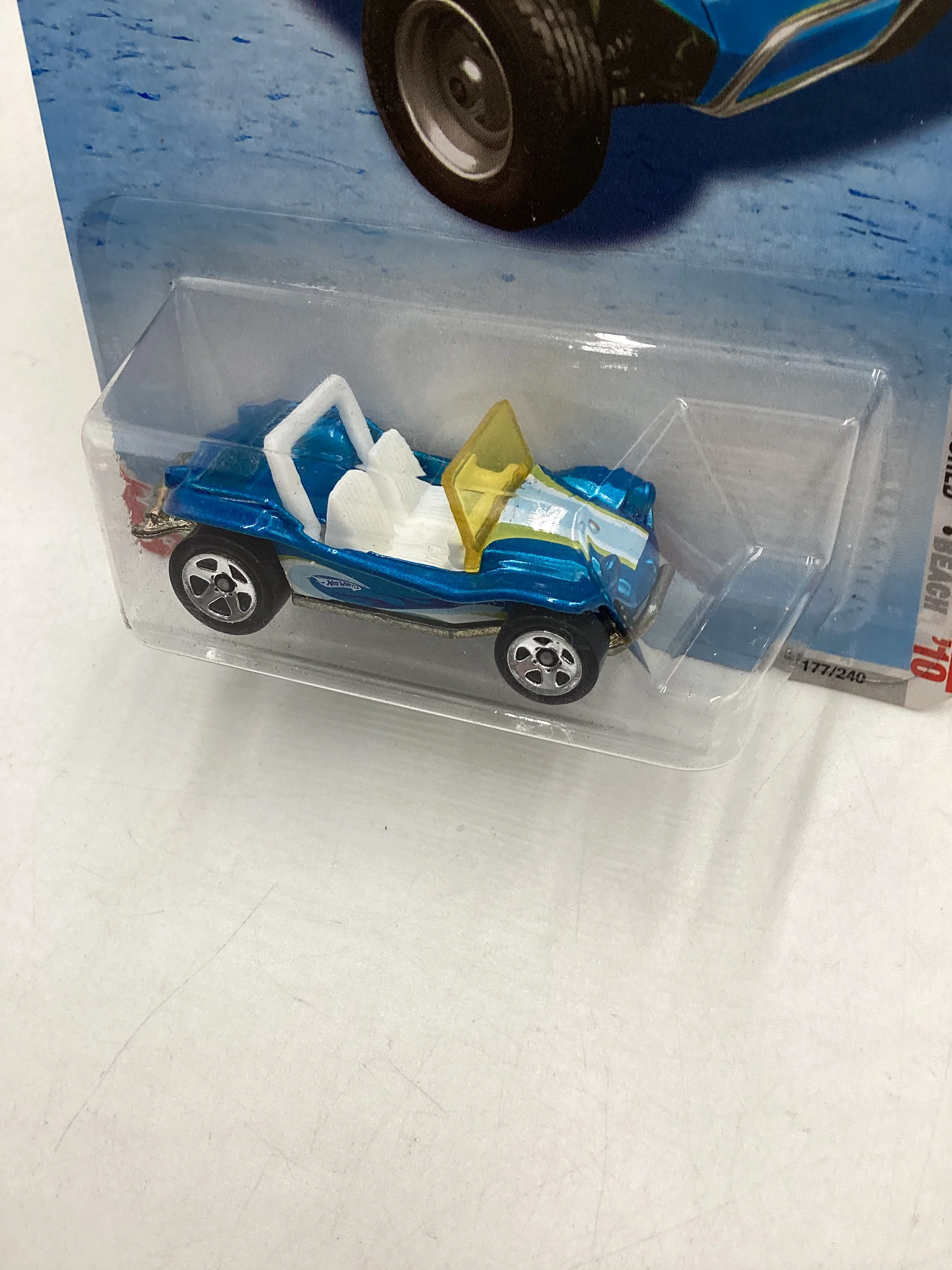 2010 Hot Wheels #177 Blue Meyers Manx 62C - Image 4