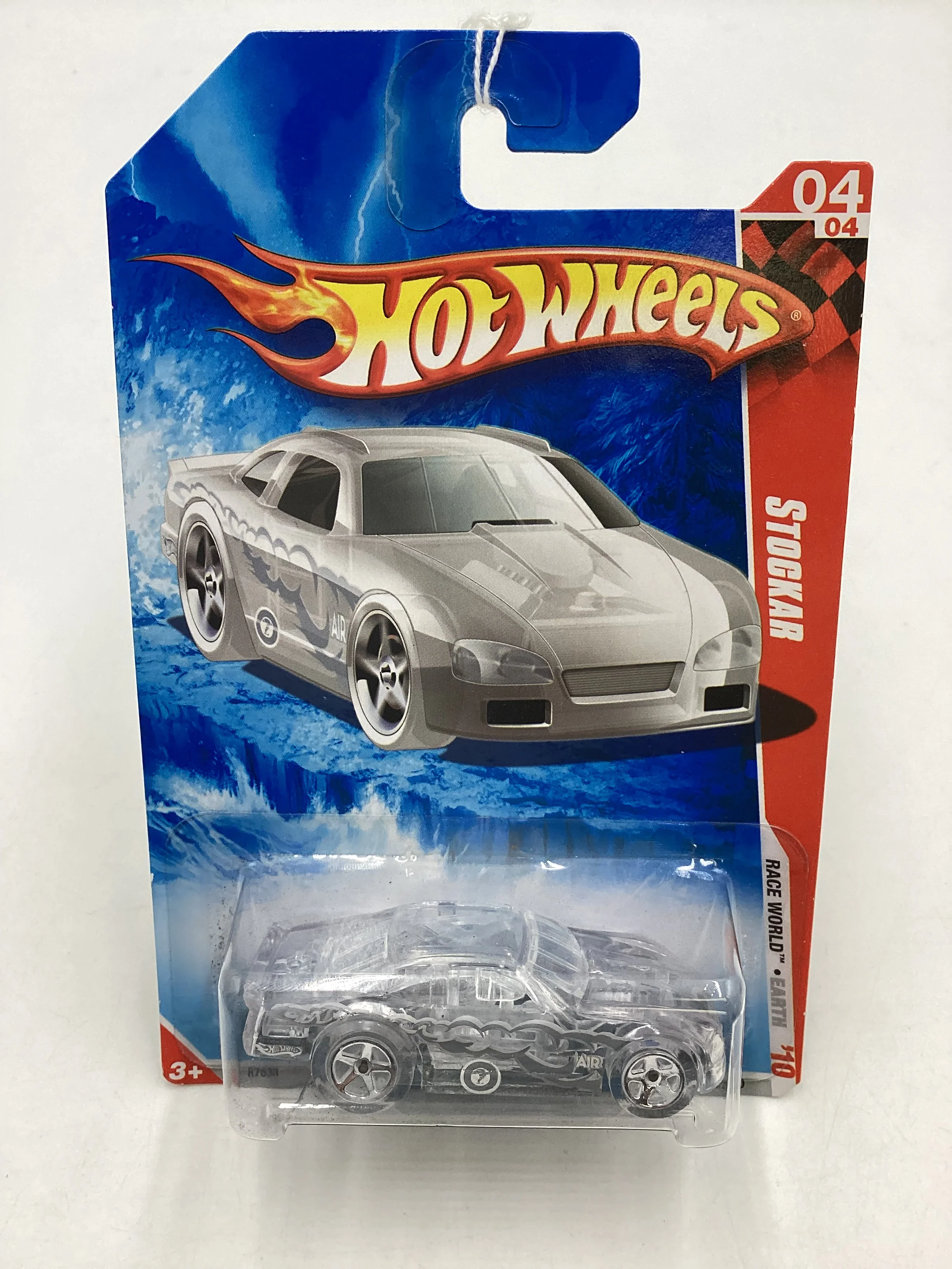 2010 Hot Wheels #204 Clear Stockar 113B - Image 2