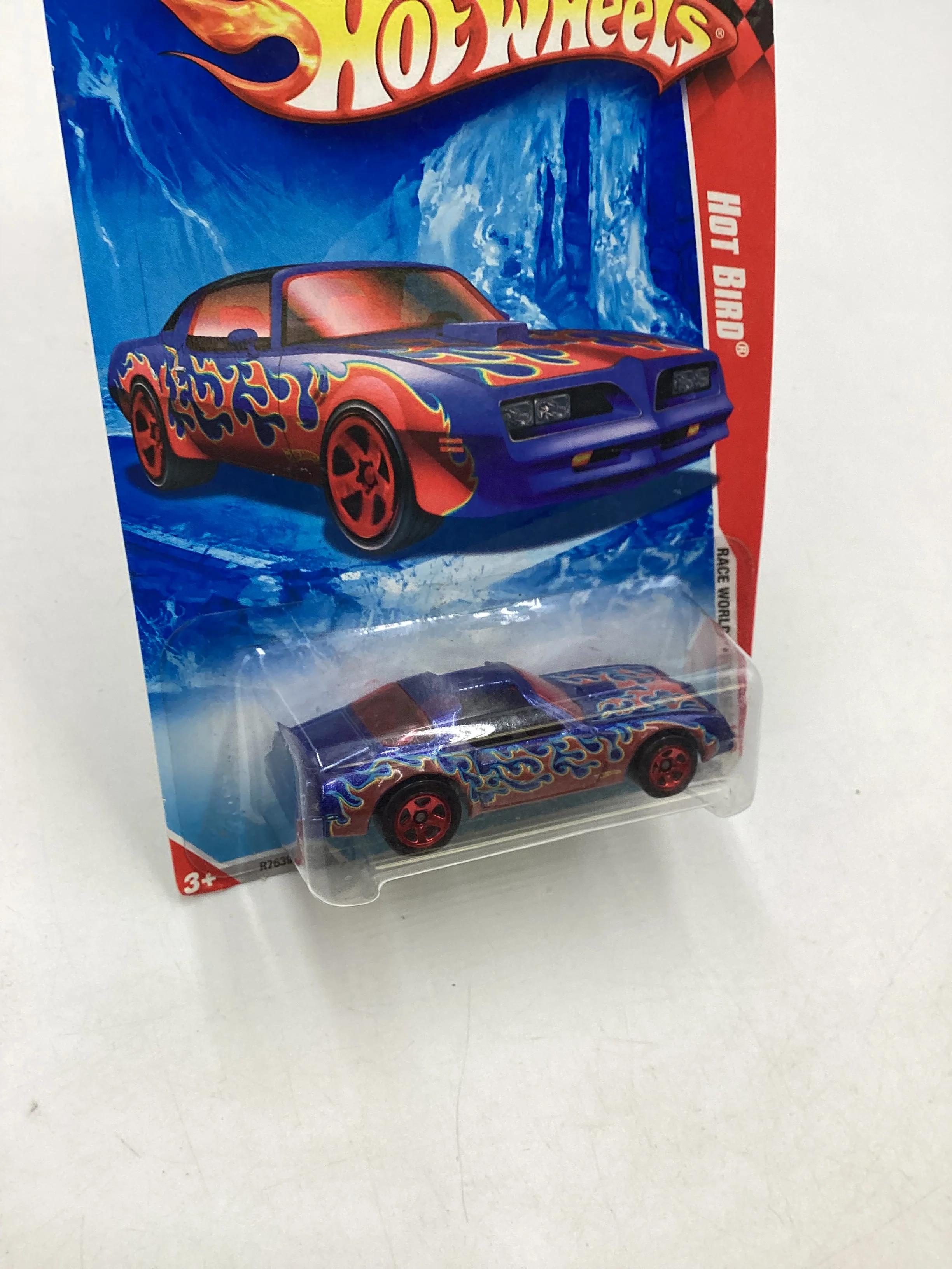2010 Hot Wheels #210 Blue Hot Bird 45D - Image 5
