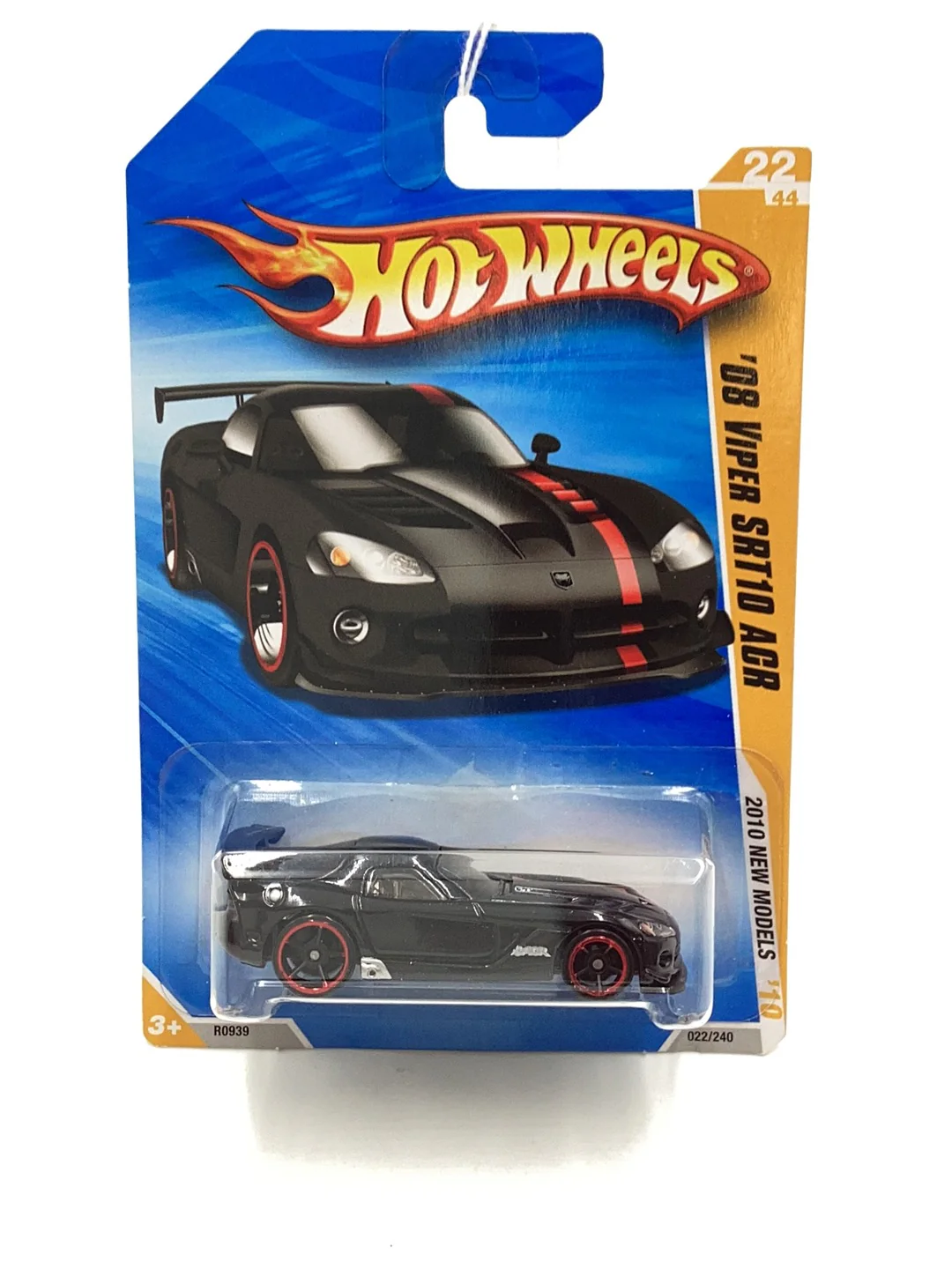 2010 Hot wheels #22 08 Viper Str10 ACR black 59F - Image 2