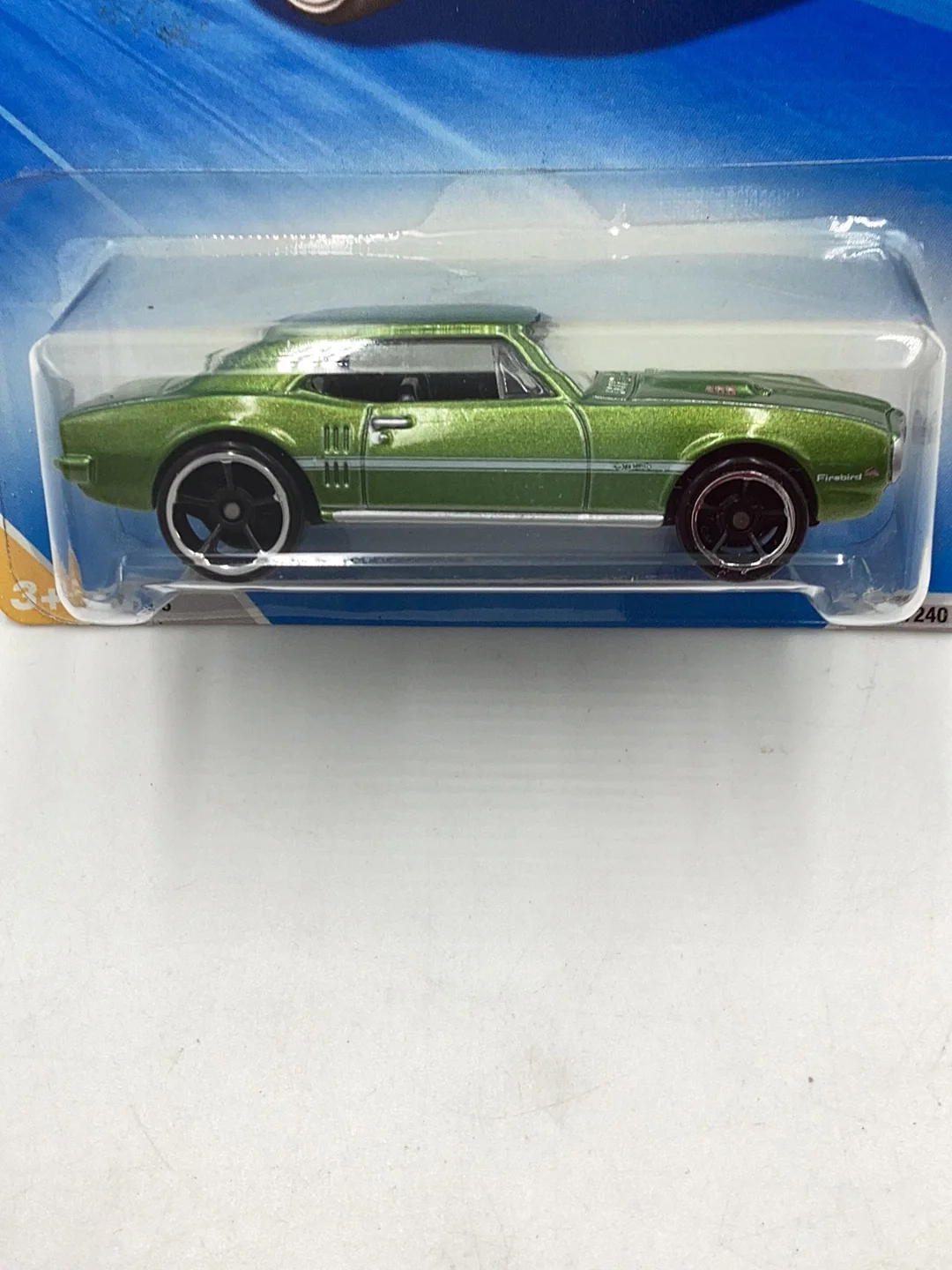 2010 Hot Wheels #3 67 Pontiac Firebird 400 green 58F - Image 3