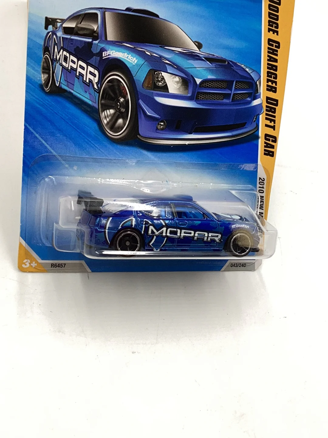 2010 Hot Wheels #43 Dodge Charger Drift Car blue 59E - Image 4