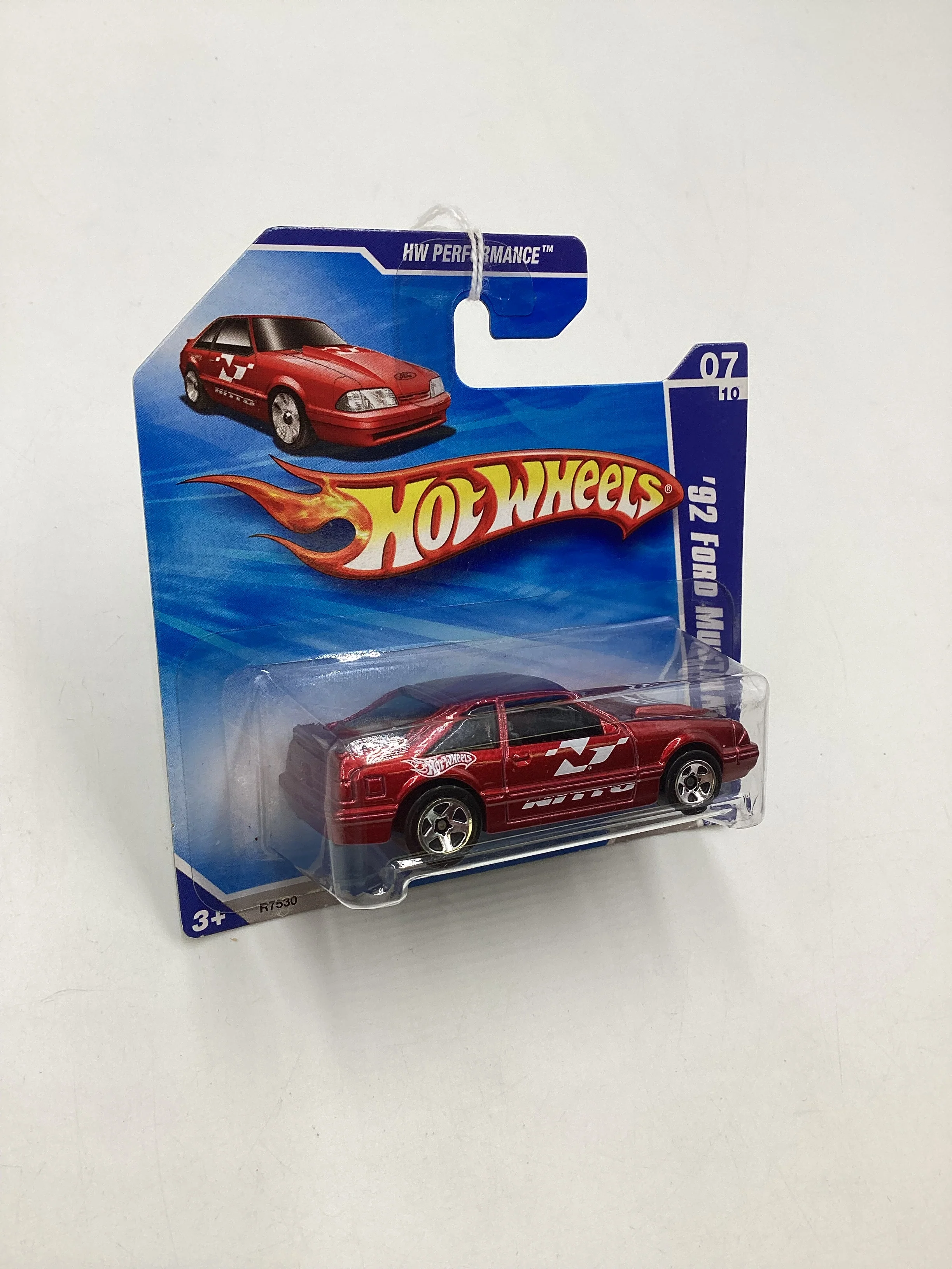 2010 Hot Wheels 92 Ford Mustang #113 Short Card - Image 4