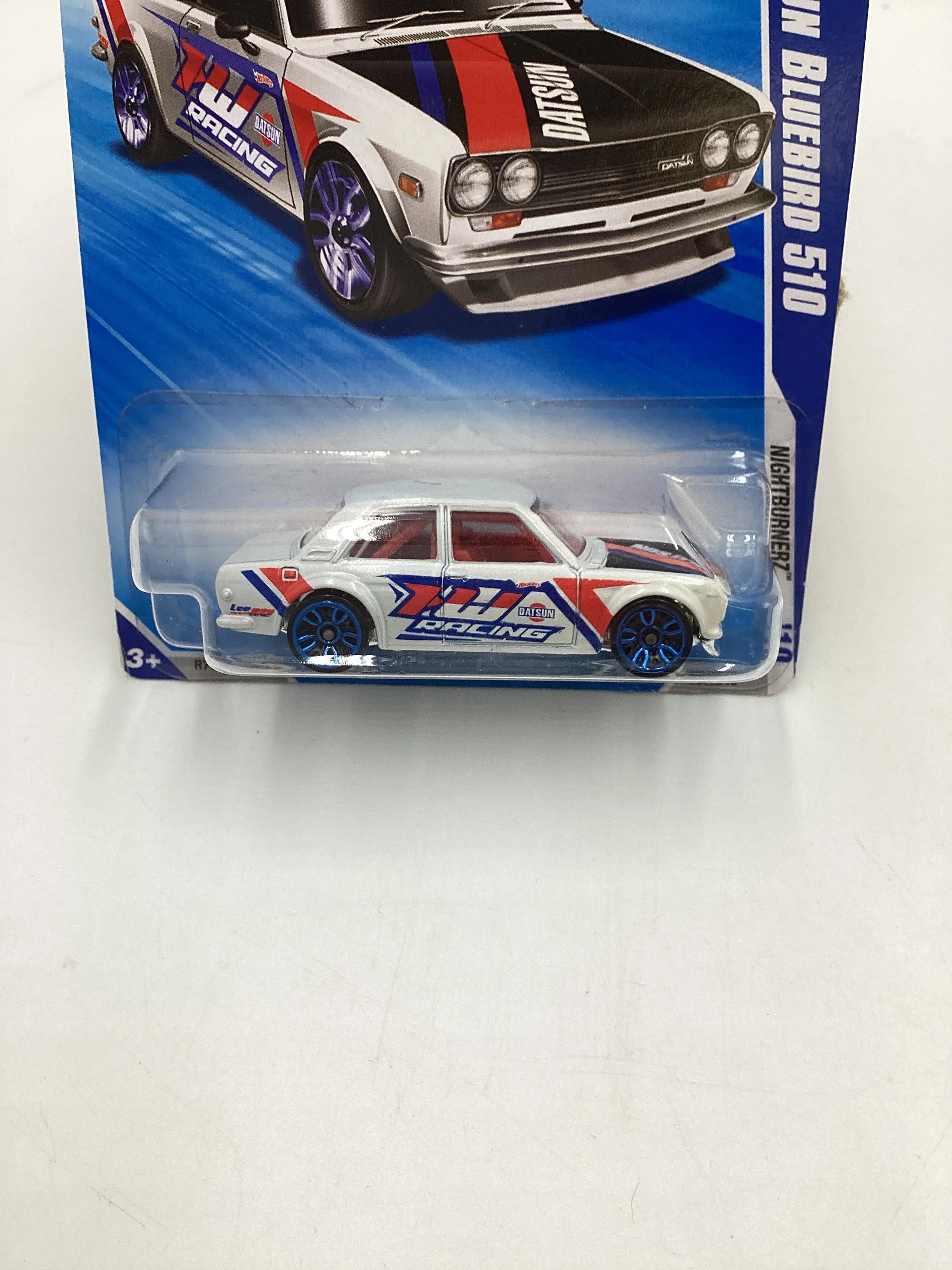 2010 Hot Wheels #97 Datsun Bluebird 510 Nightburnerz - Image 3