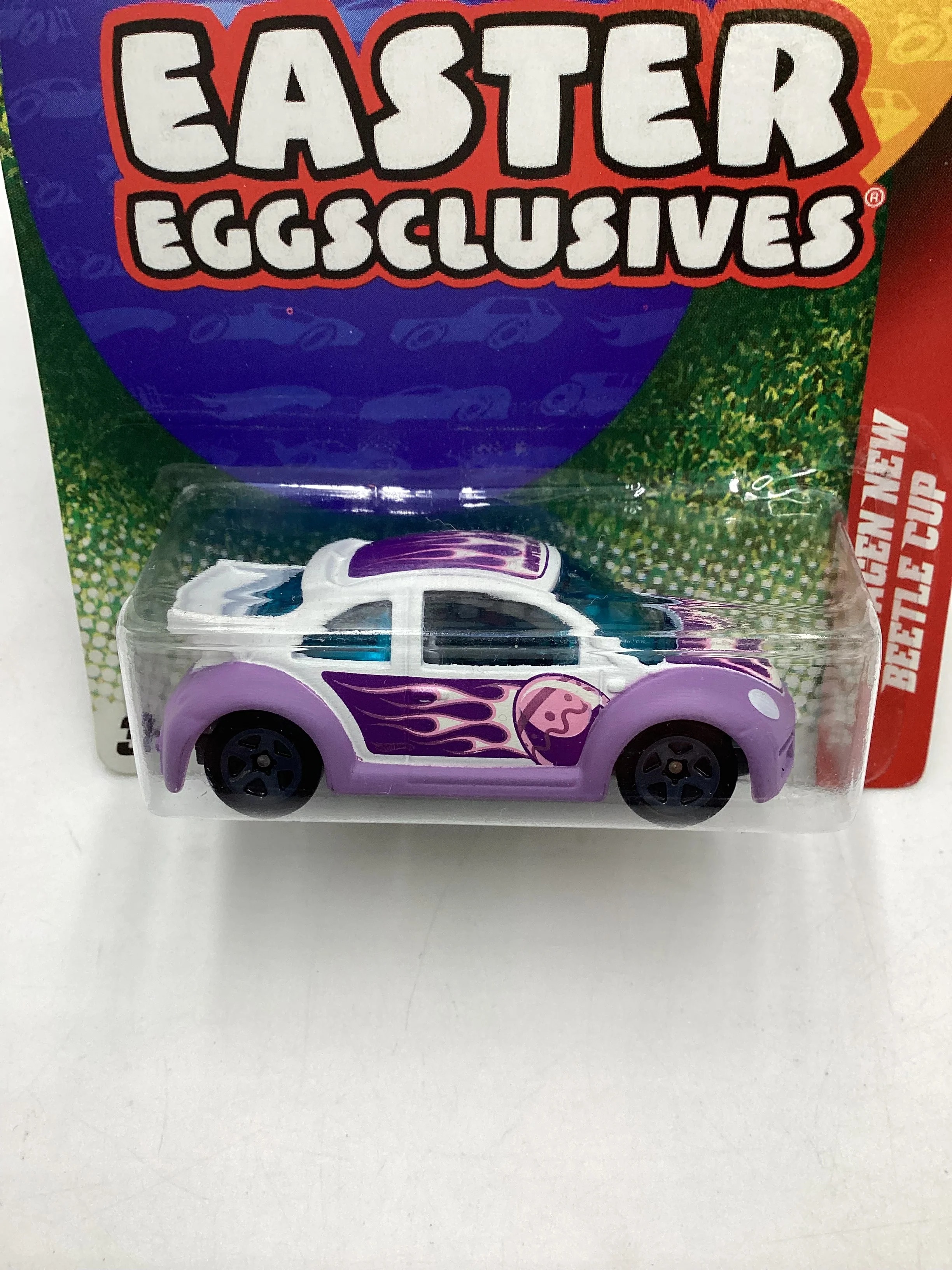 2010 Hot Wheels Easter Eggclusive Volkswagen New Beetle Cup 157H - Image 3