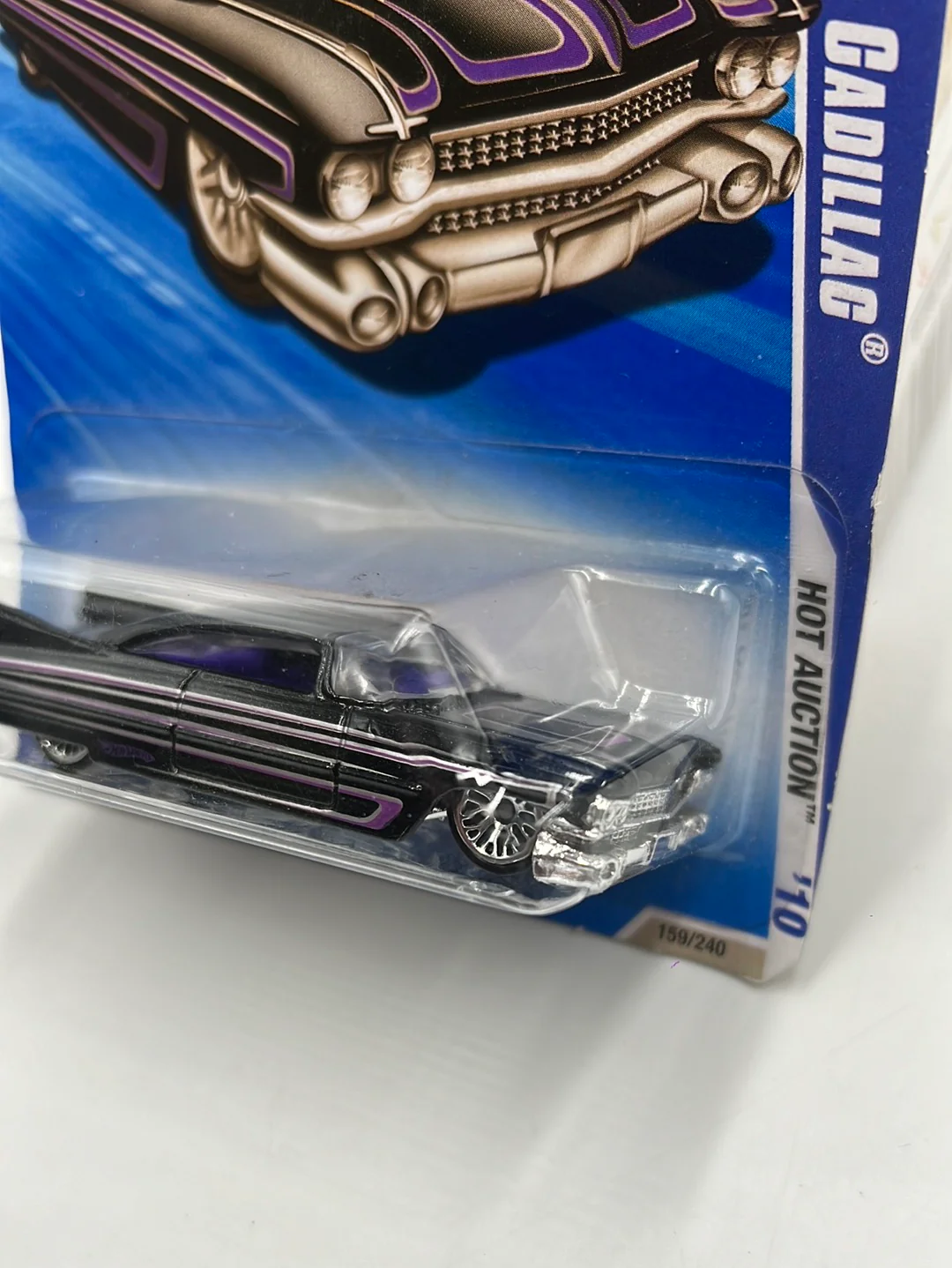 2010 Hot Wheels Hot Auction Custom ‘59 Cadillac 159/240 44B - Image 4