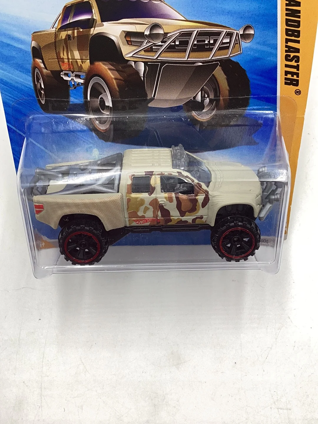 2010 hot wheels keys to speed card OR6 Red Rims Sandblaster #27 new models tan ford raptor 25E - Image 6