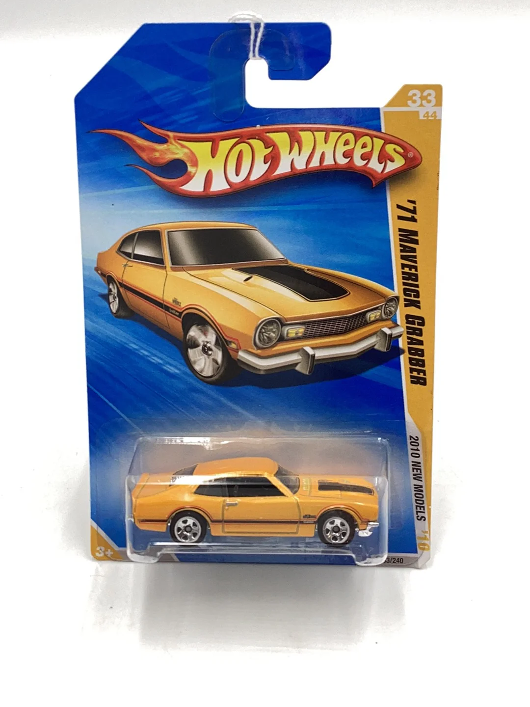 2010 Hot Wheels new models #33 71 Maverick Grabber yellow 28F - Image 2