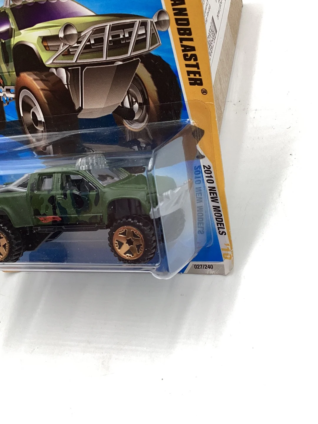 2010 hot wheels Sandblaster #27 new models green ford raptor 25B - Image 5