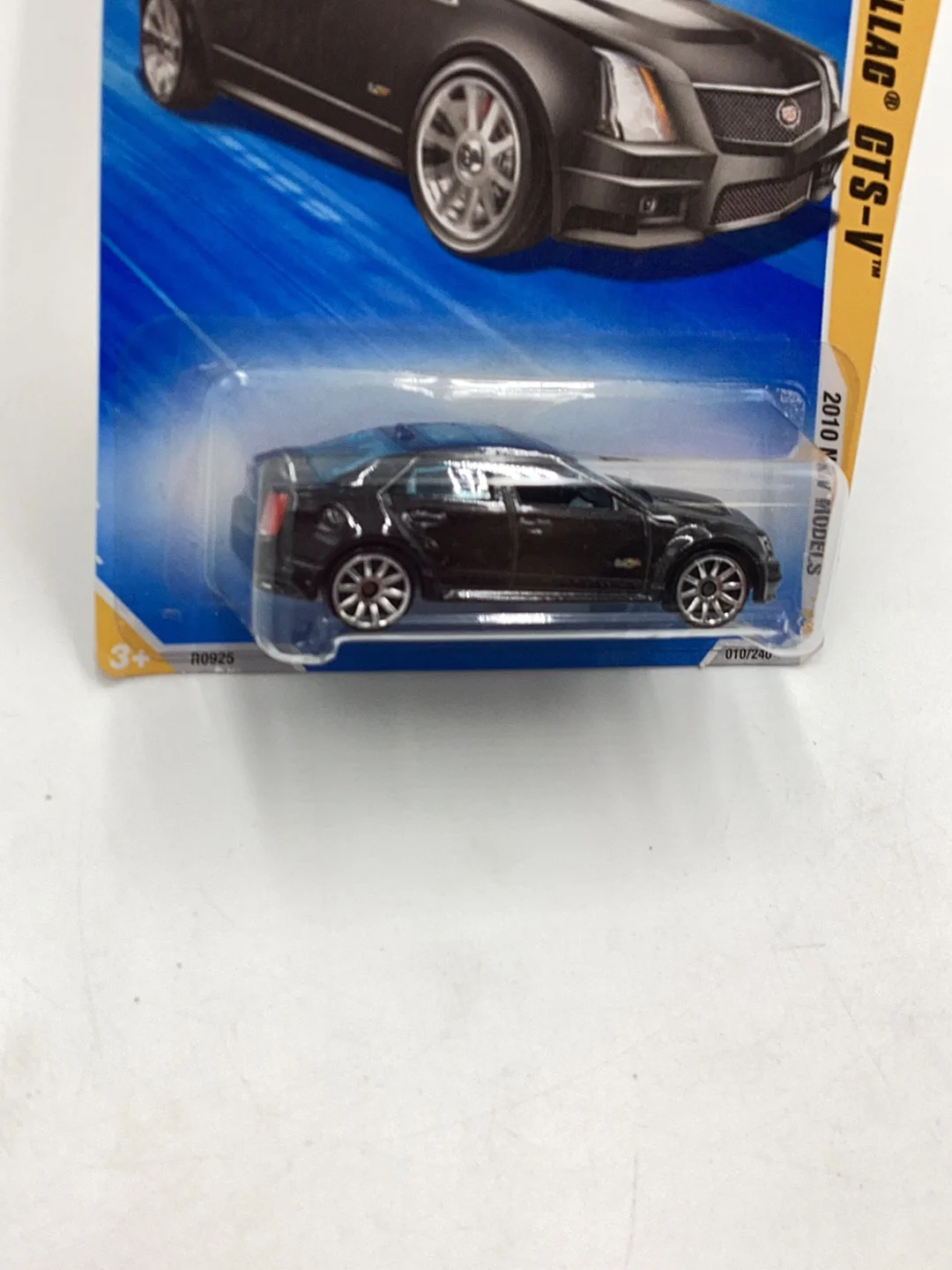 2010 Hot Wheelsnew models #10 09 Cadillac CTS-V black 58B - Image 4