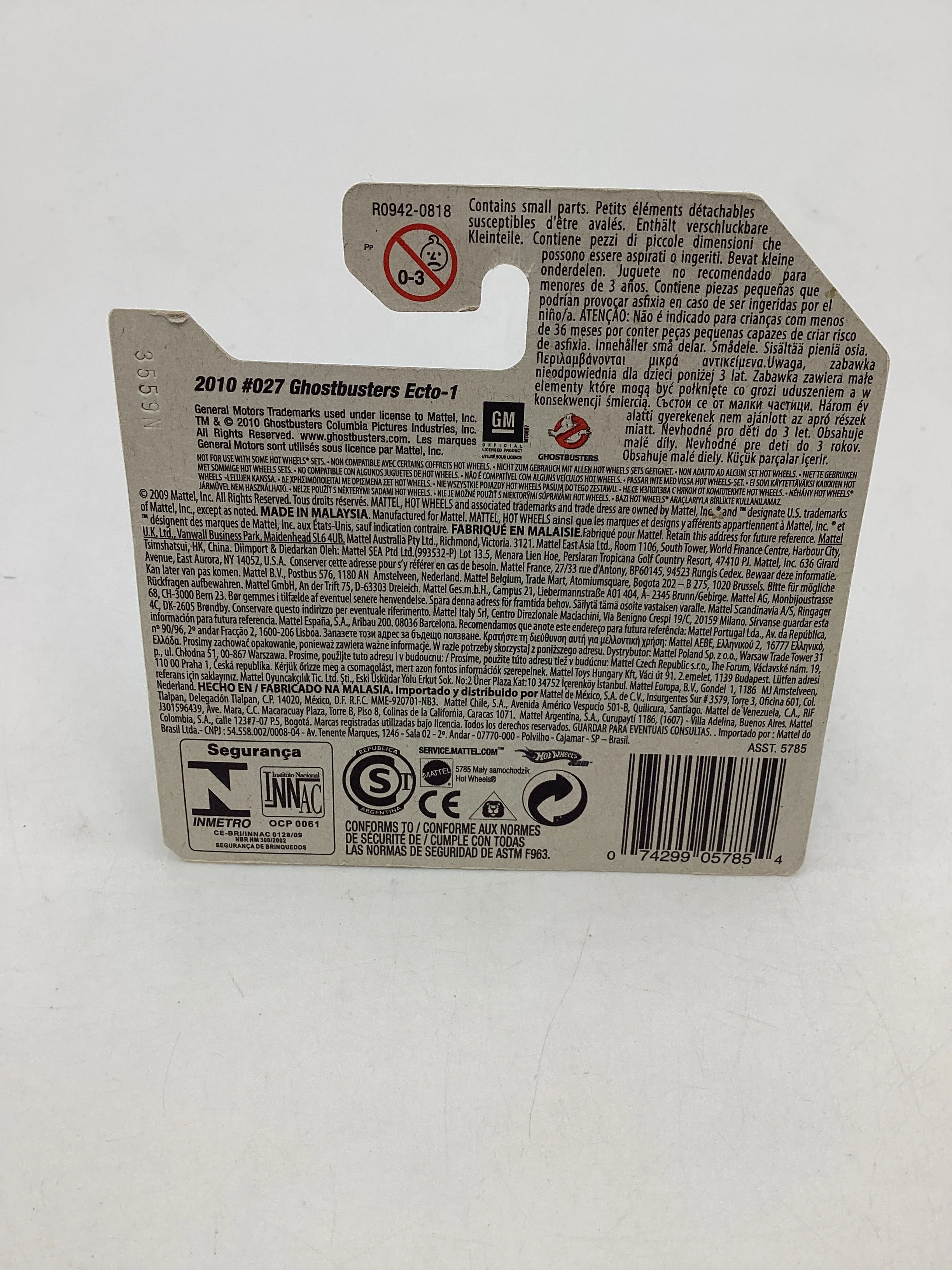 2010 HW Premiere #027 ShortCard Ghostbusters ecto-1 with protector - Image 7