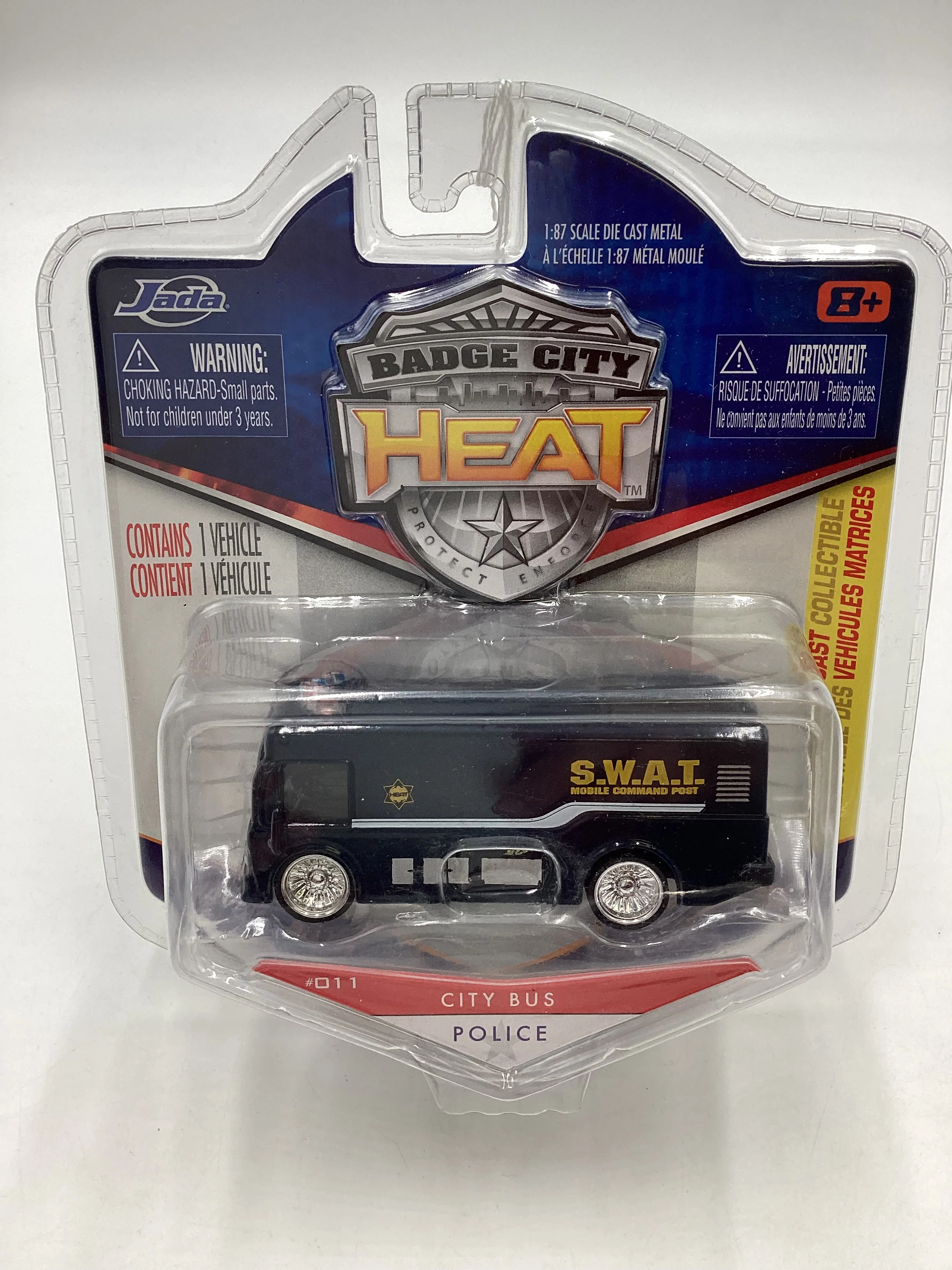 2010 Jada Badge City Heat #011 City Bus Police 186B - Image 2