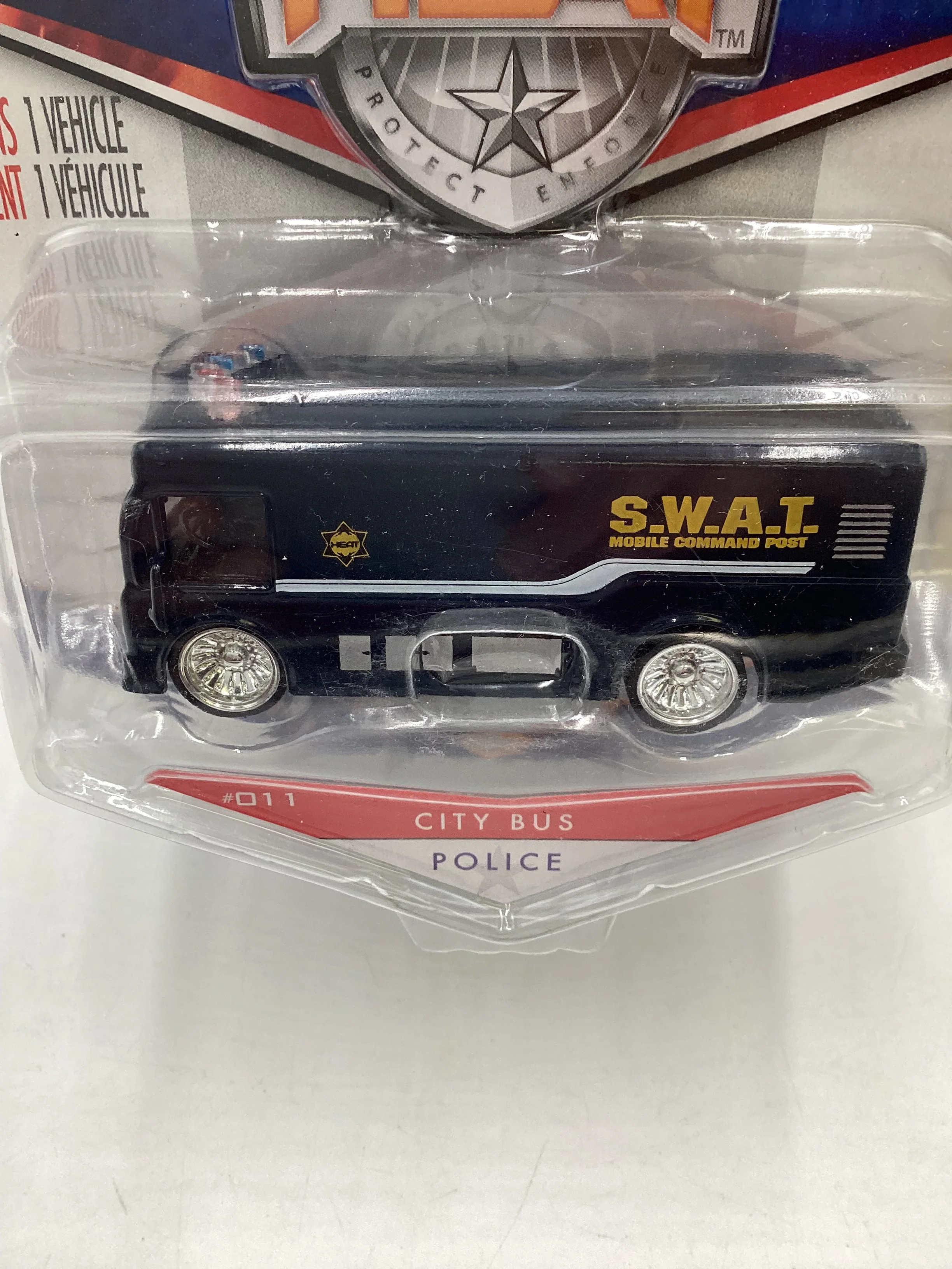 2010 Jada Badge City Heat #011 City Bus Police 186B - Image 3