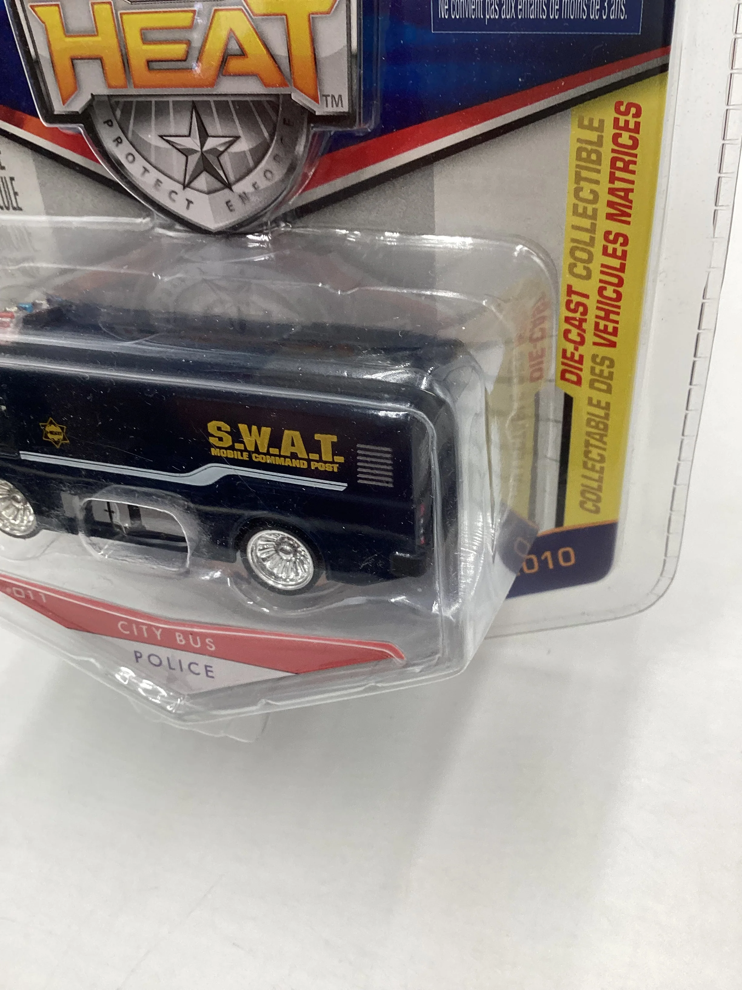 2010 Jada Badge City Heat #011 City Bus Police 186B - Image 4