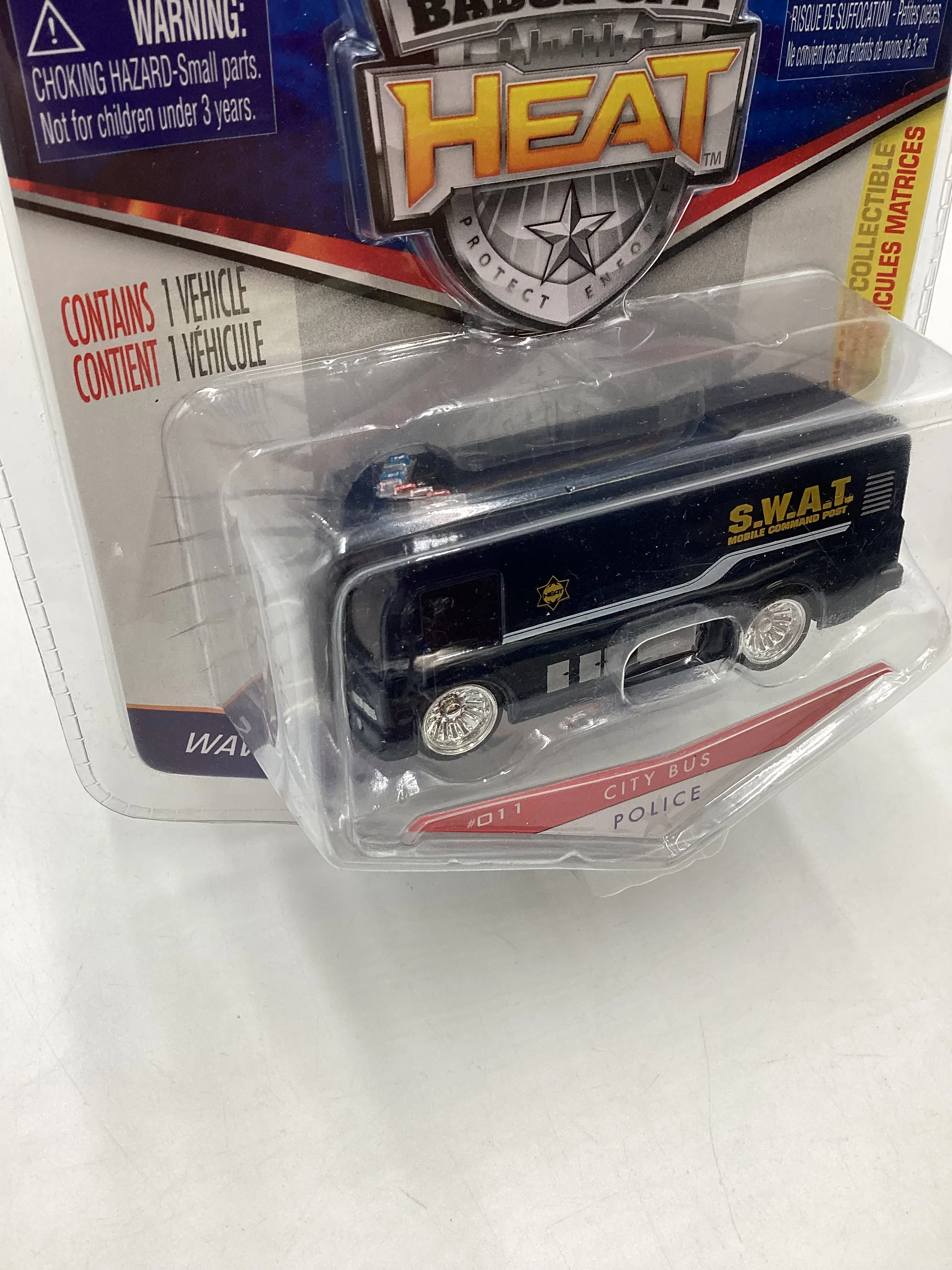 2010 Jada Badge City Heat #011 City Bus Police 186B - Image 5