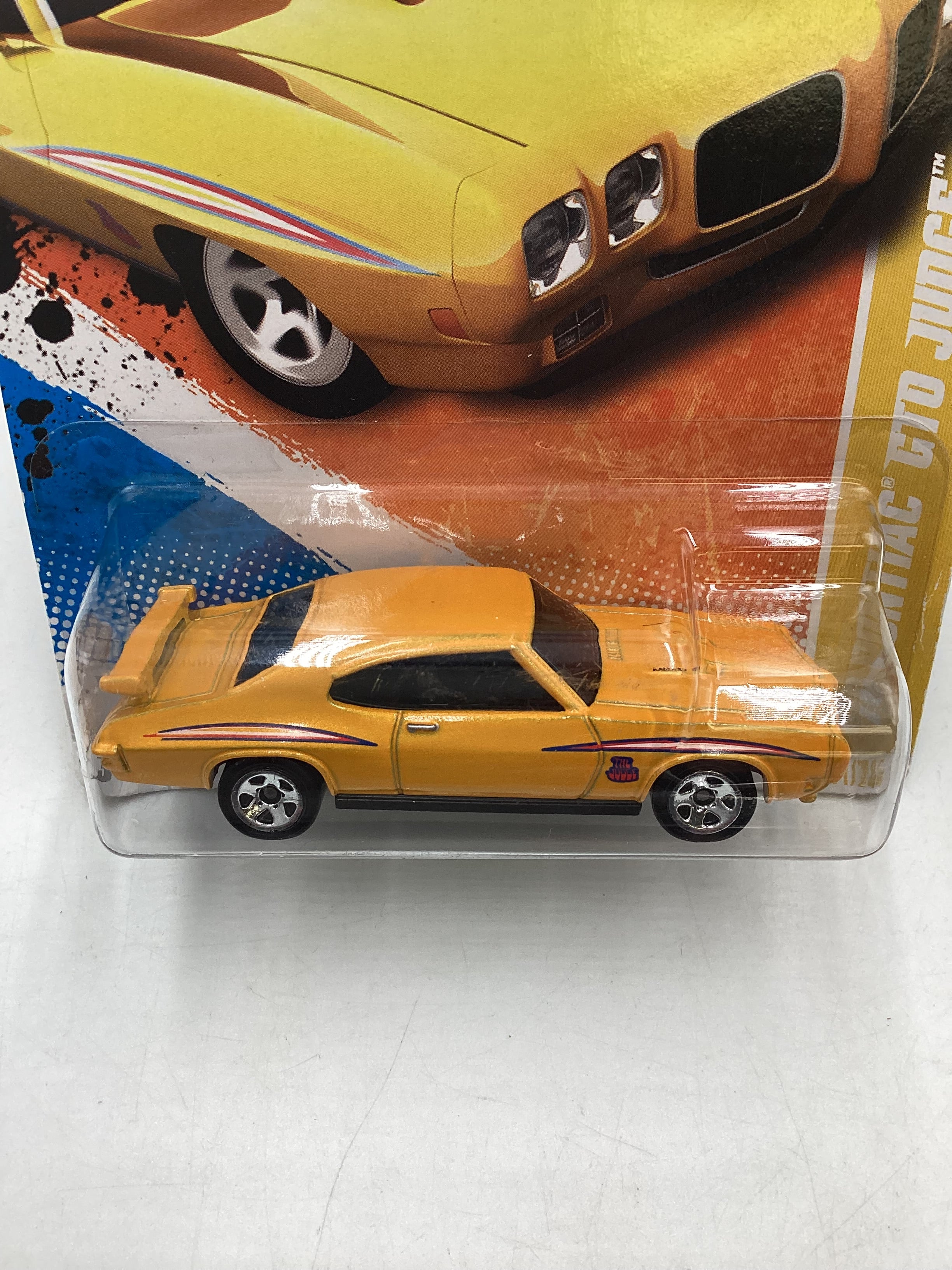 2011 Hot Wheels #11 70 Pontiac GTO Judge Yellow 47G - Image 3