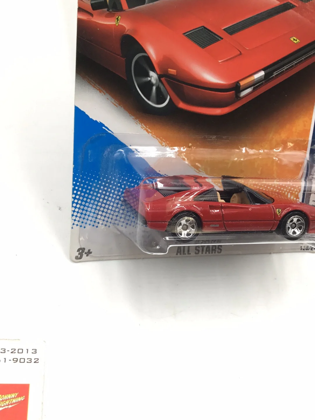2011 Hot wheels #128 Ferrari 308 GTS with protector - Image 3