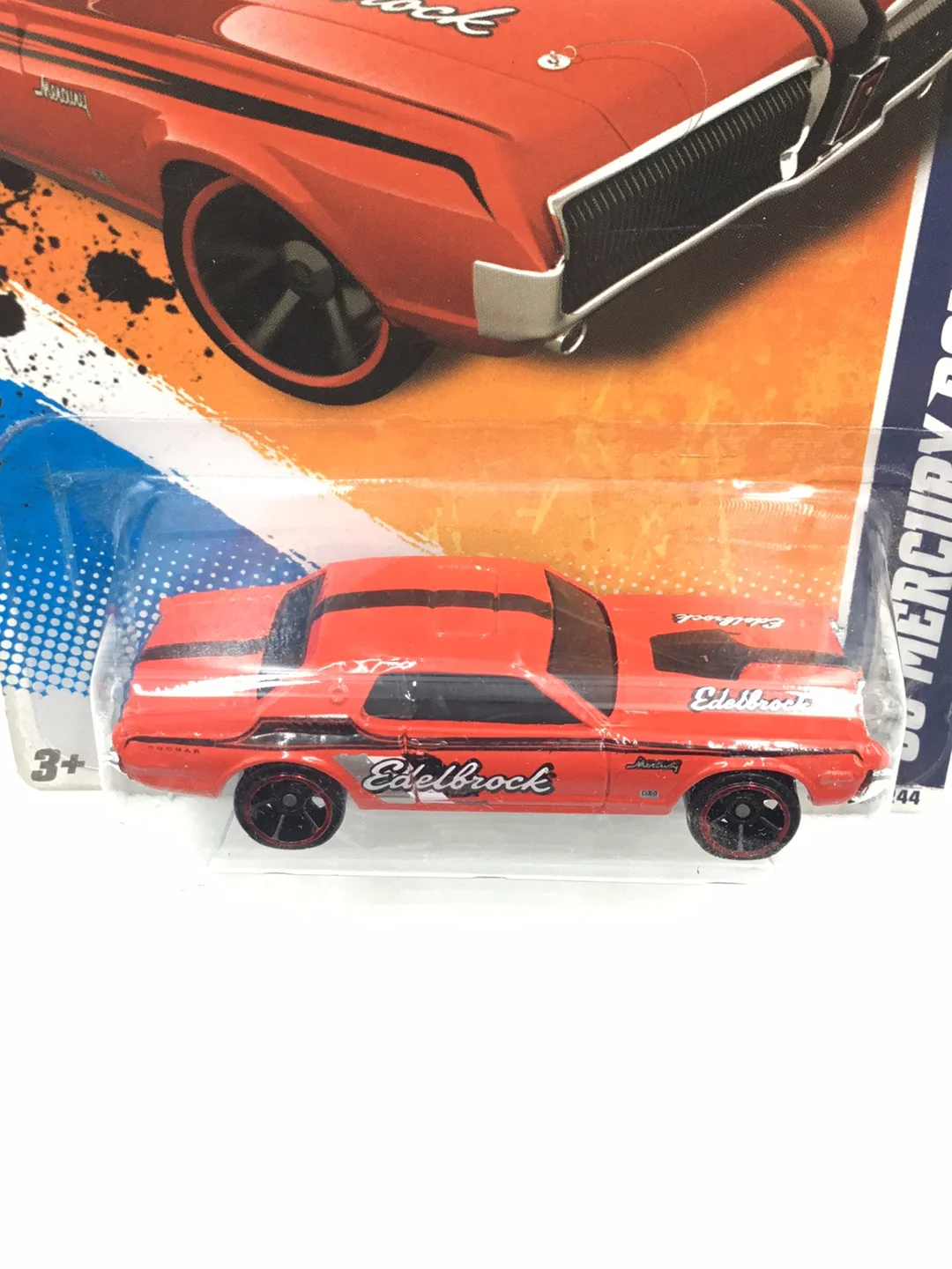 2011 Hot wheels #135 68 Mercury Cougar edelbrock Y2 - Image 5