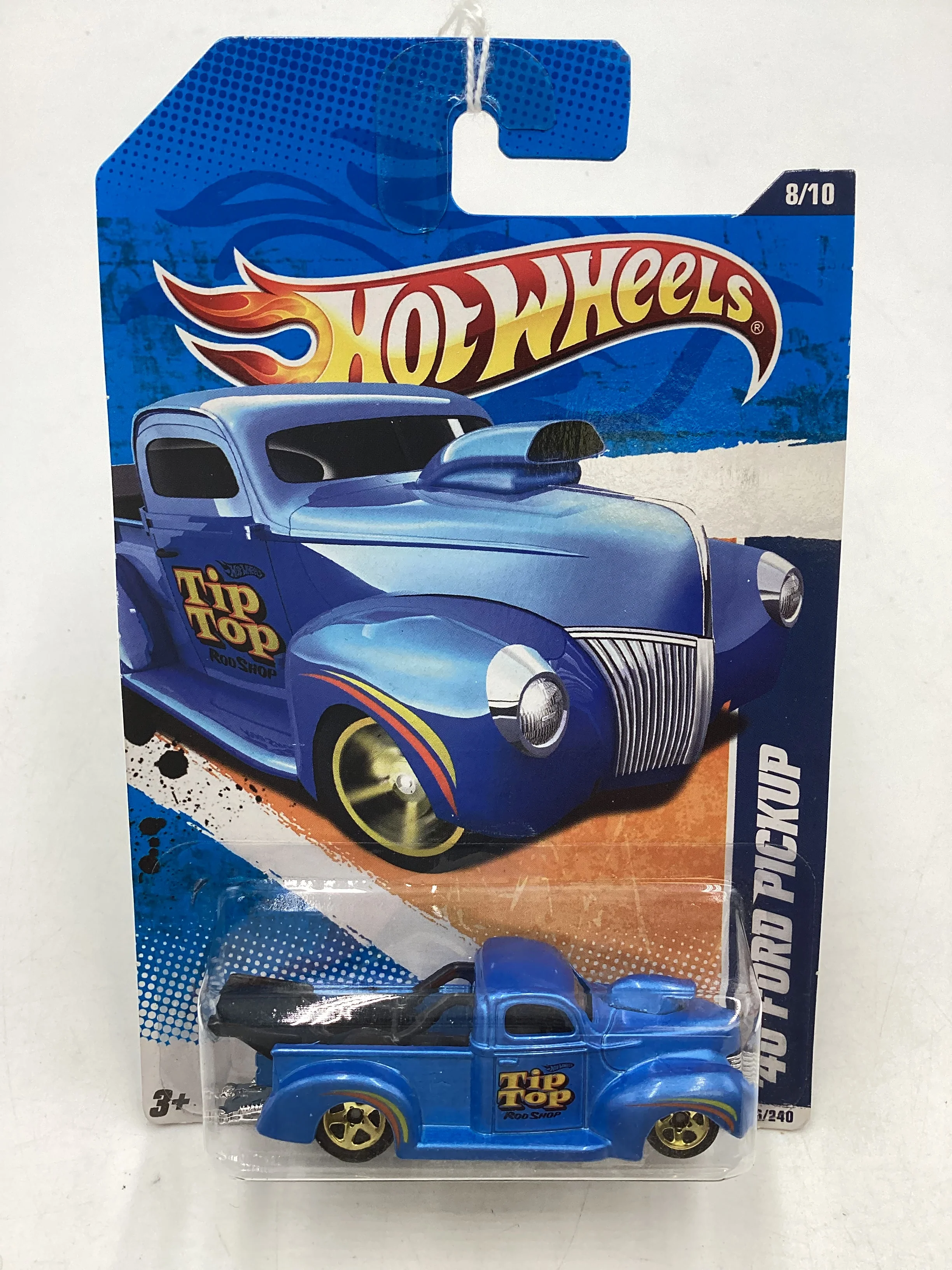 2011 Hot Wheels #146 ‘40 Ford Pickup Blue 21D - Image 2