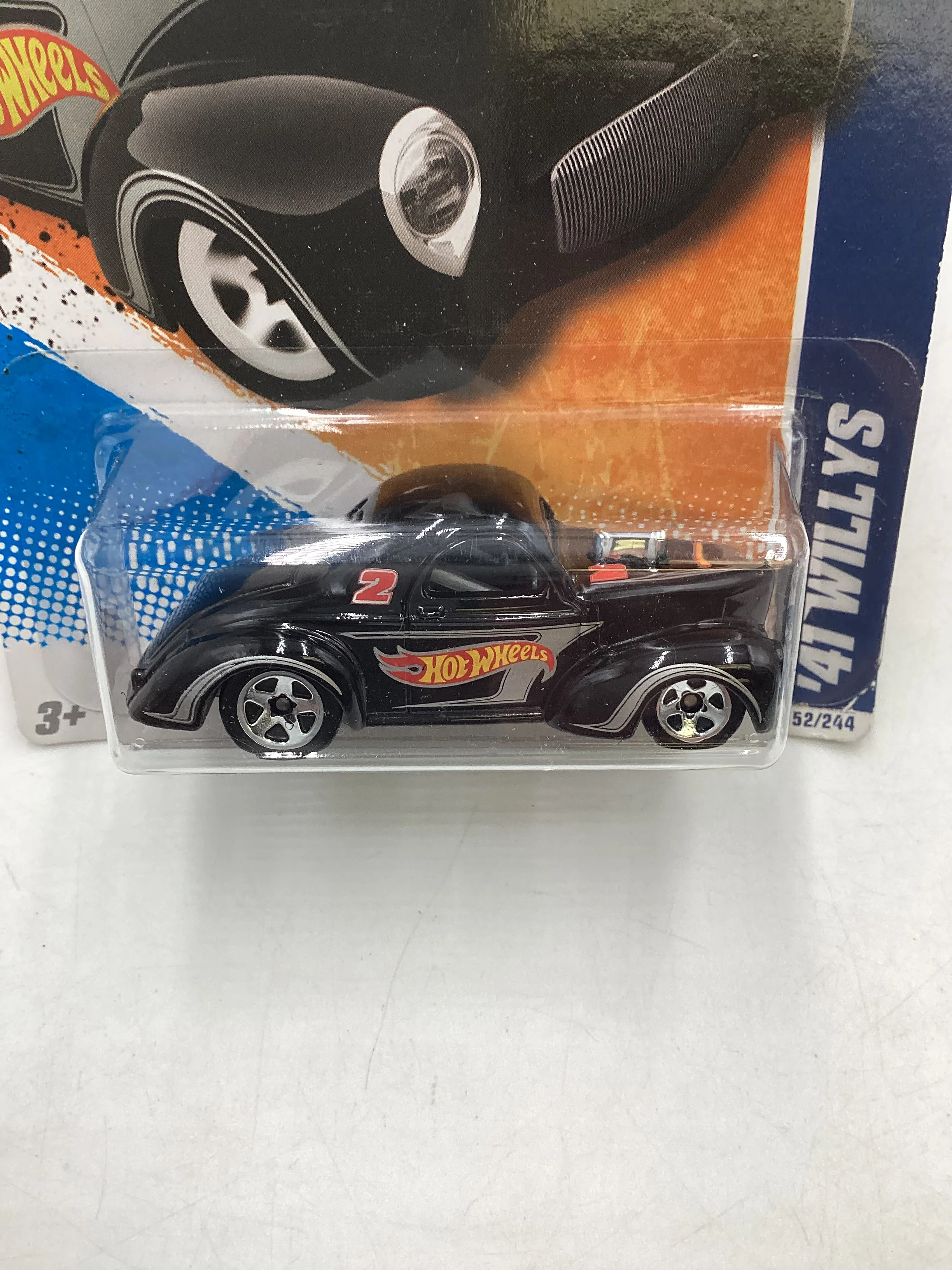 2011 Hot Wheels #152 41 Willys Black 23G - Image 3