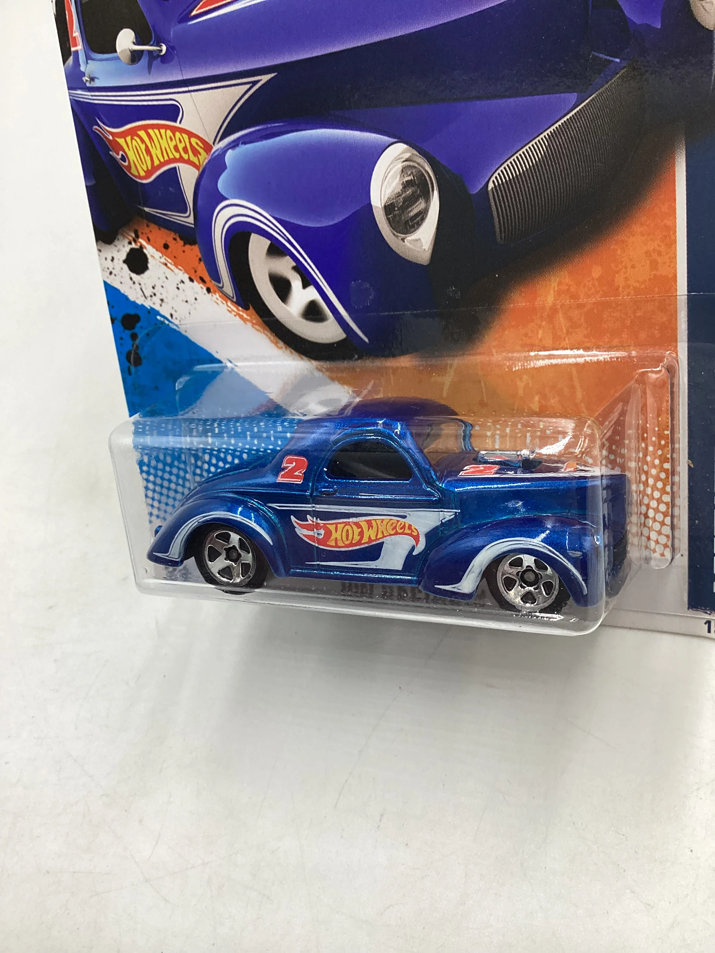 2011 Hot Wheels #152 41 Willys Blue 25A - Image 4