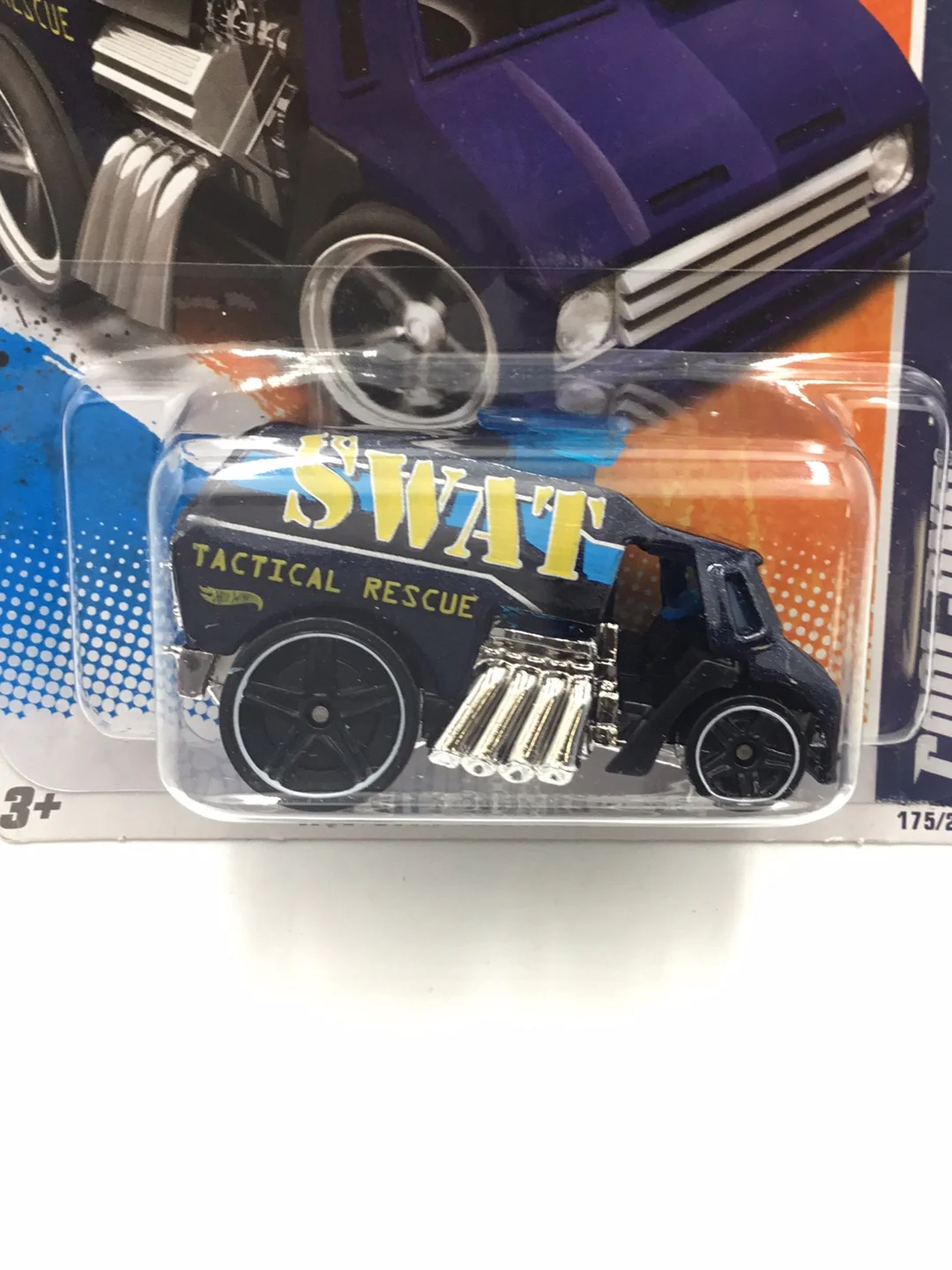2011 Hot Wheels #175 Cool One tactical rescue swat 123D - Image 2