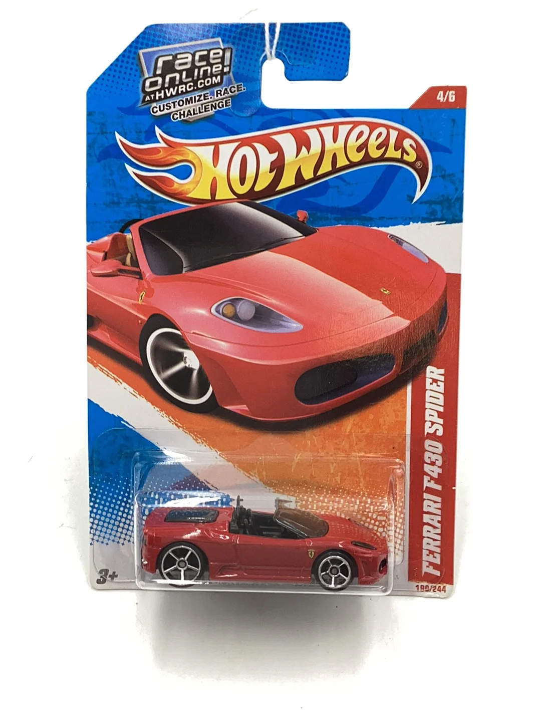 2011 Hot wheels #190 Ferrari F430 Spider - Image 2
