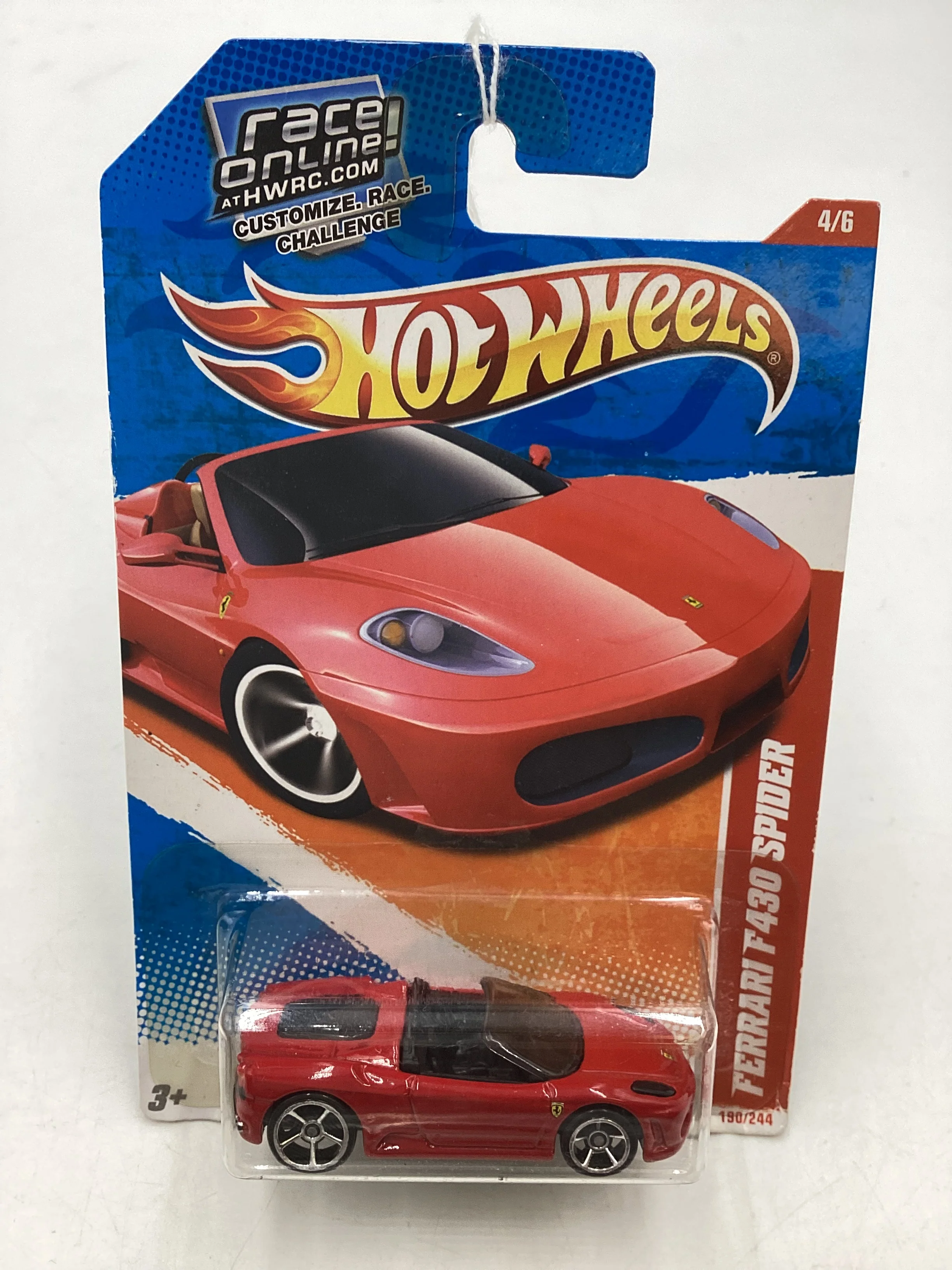 2011 Hot wheels #190 Ferrari F430 Spider Red SR - Image 2