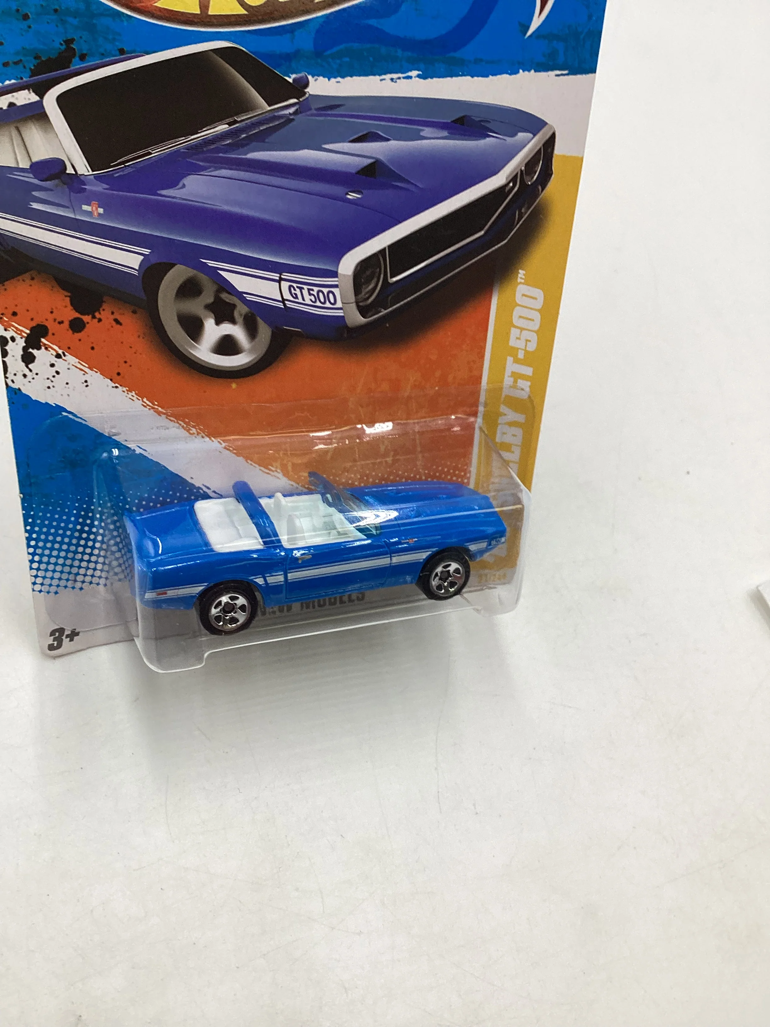 2011 Hot Wheels #21 69 Shelby GT-500 Blue 23H - Image 5