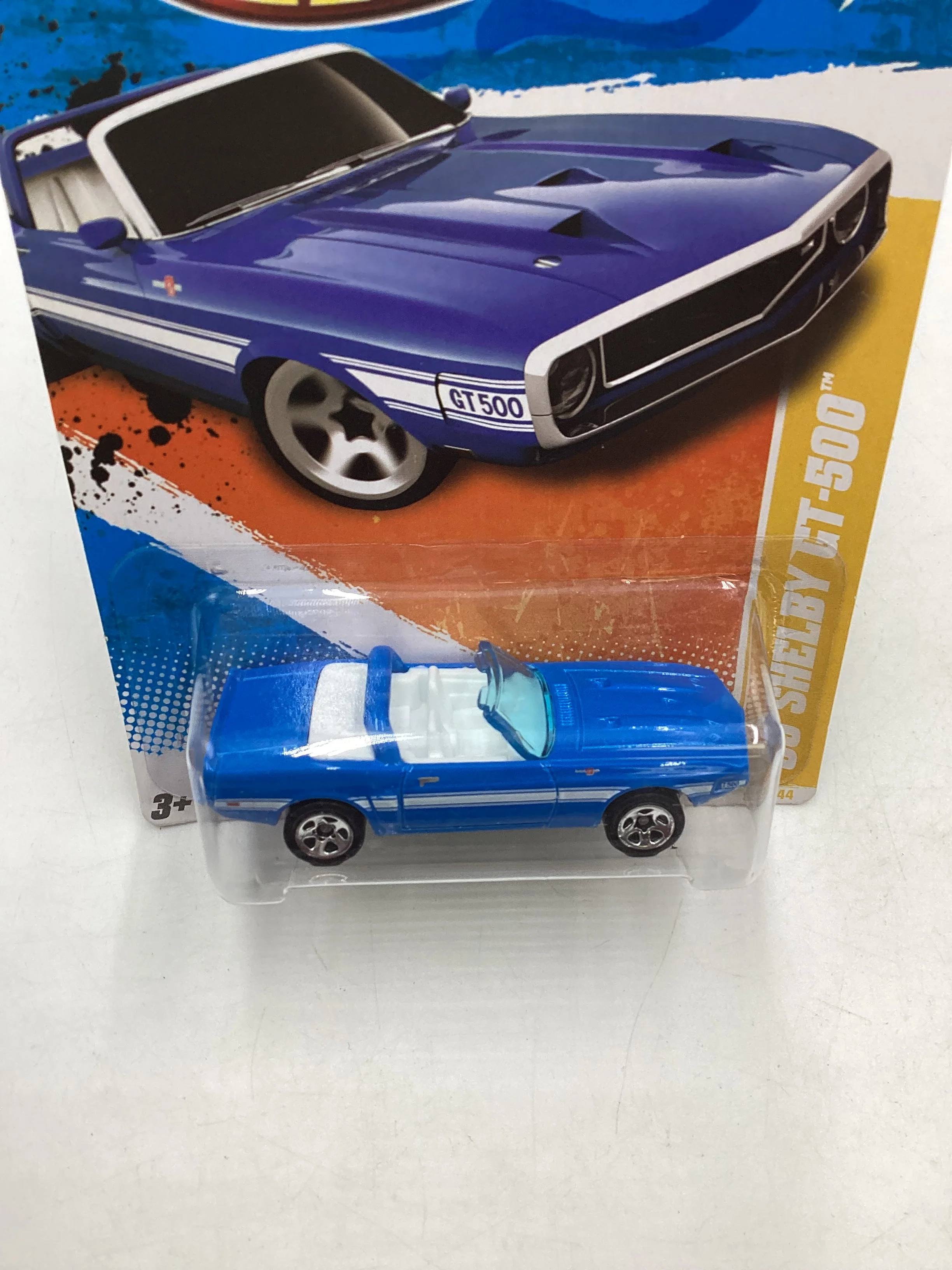 2011 Hot Wheels #21 69 Shelby GT-500 Blue 23H - Image 6