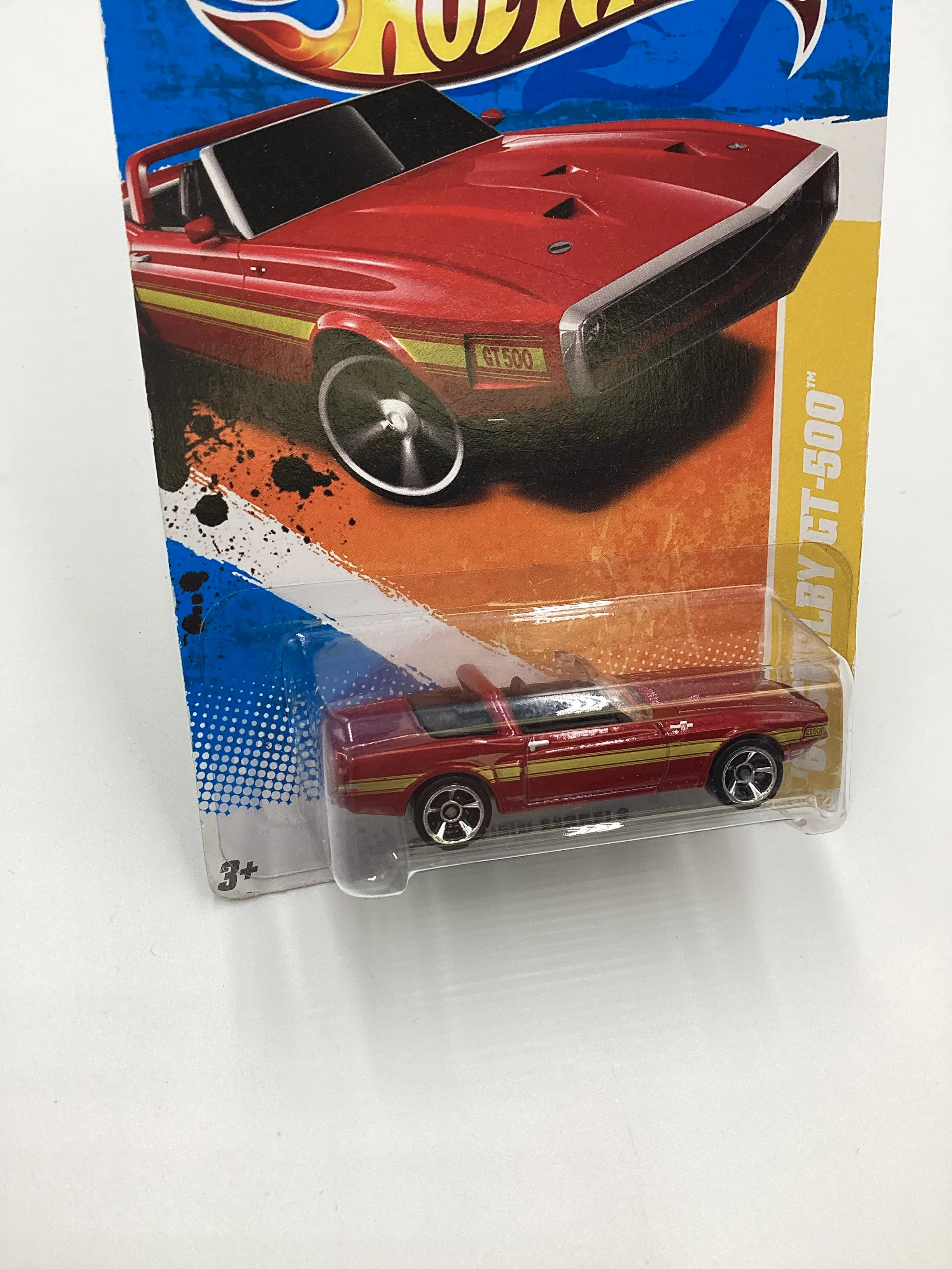 2011 Hot Wheels #21 69 Shelby GT-500 Red 25D - Image 4