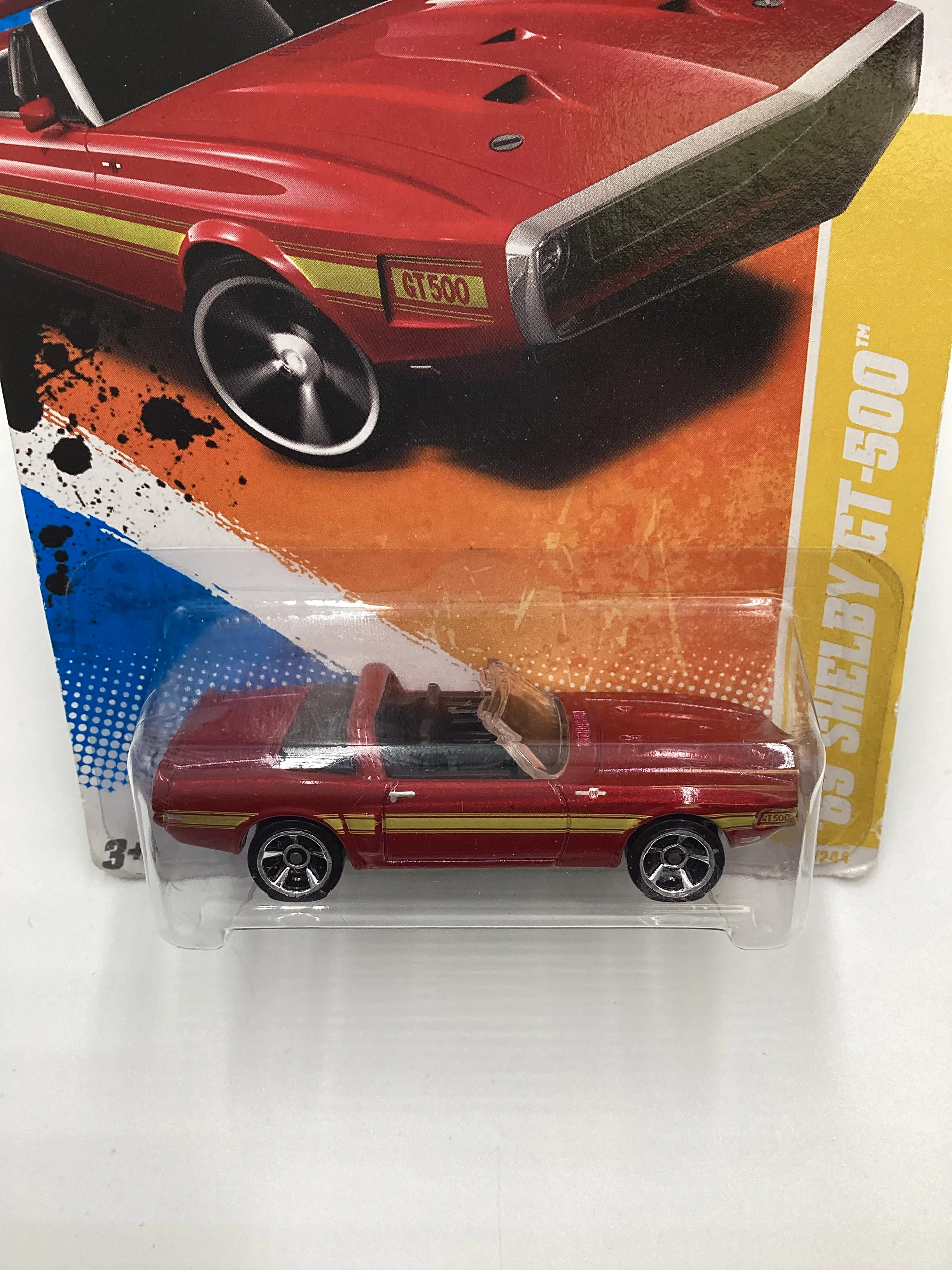 2011 Hot Wheels #21 69 Shelby GT-500 Red 25D - Image 5
