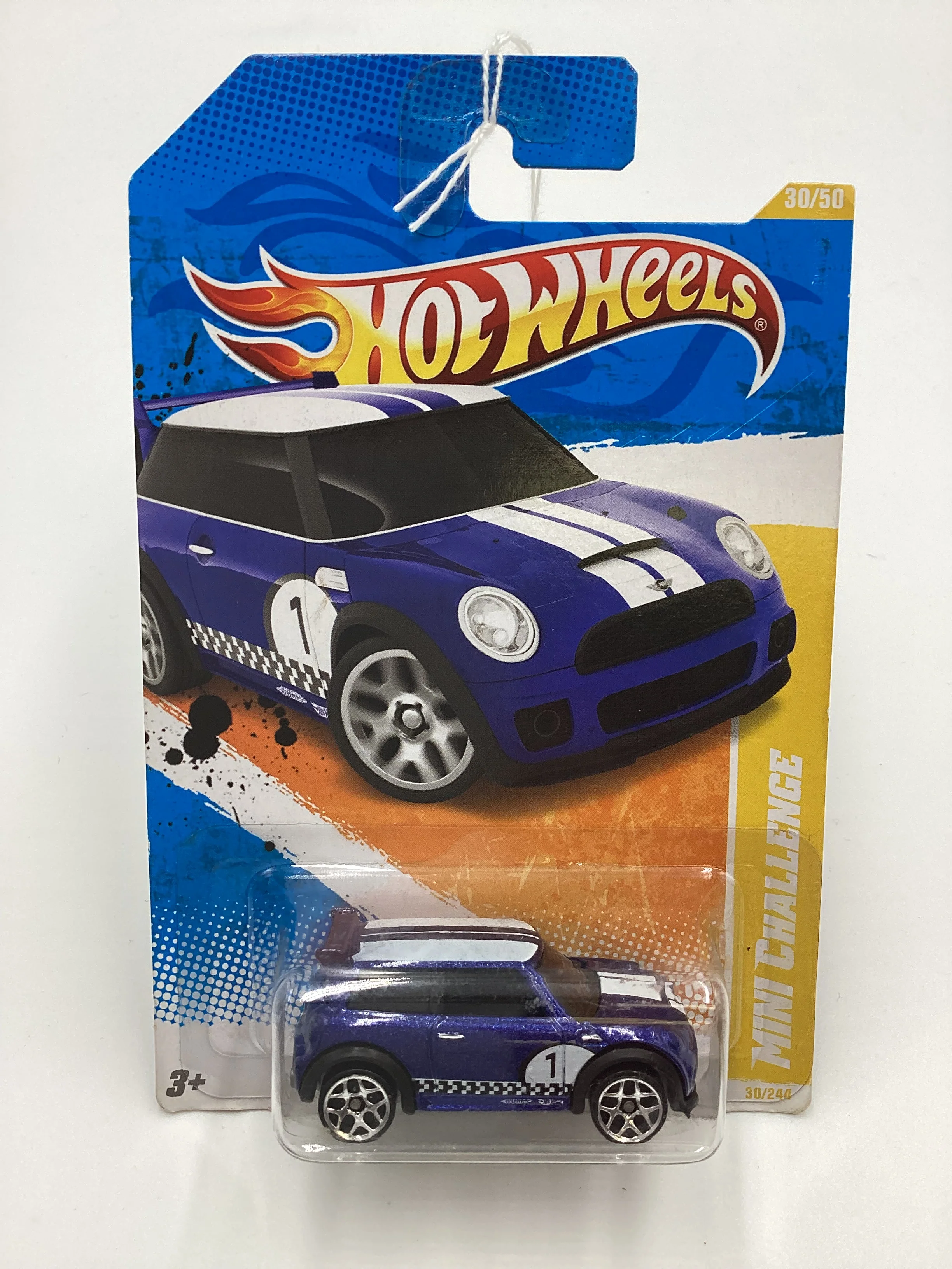 2011 Hot Wheels #30 Mini Challenge Blue 64C - Image 2