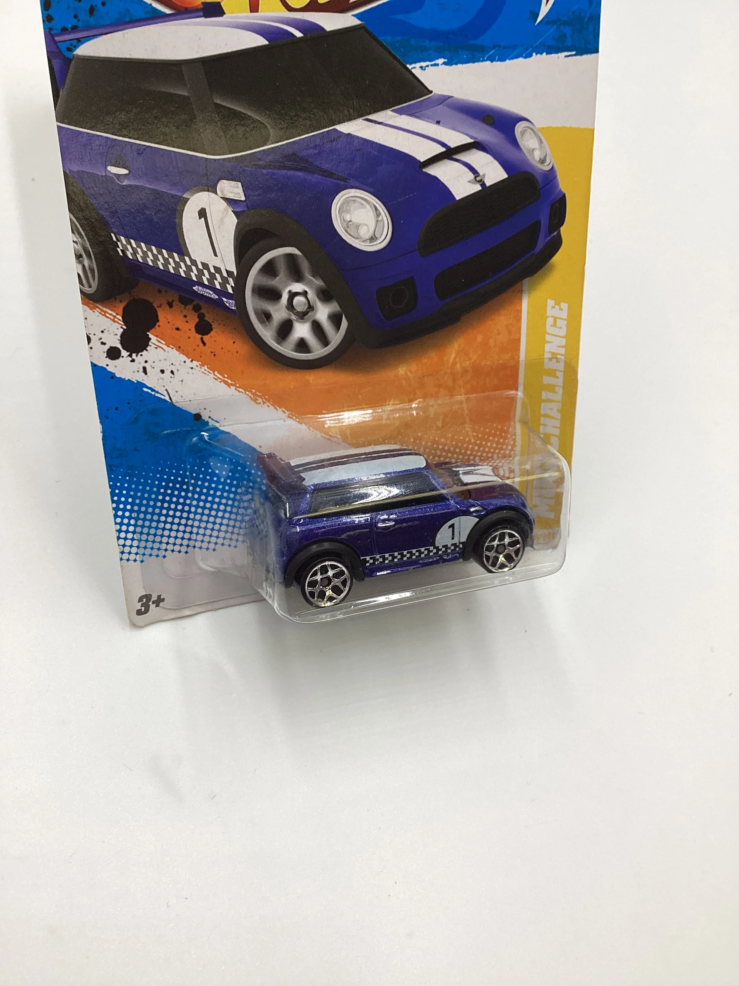 2011 Hot Wheels #30 Mini Challenge Blue 64C - Image 5
