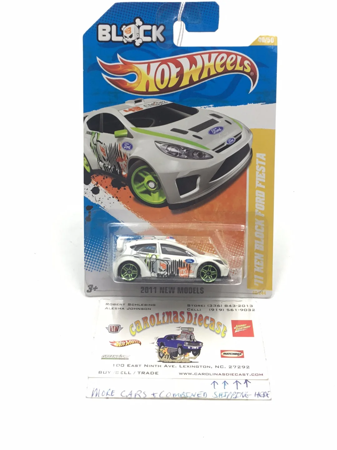 2011 Hot Wheels #40 Ken Block Ford Fiesta - Image 8