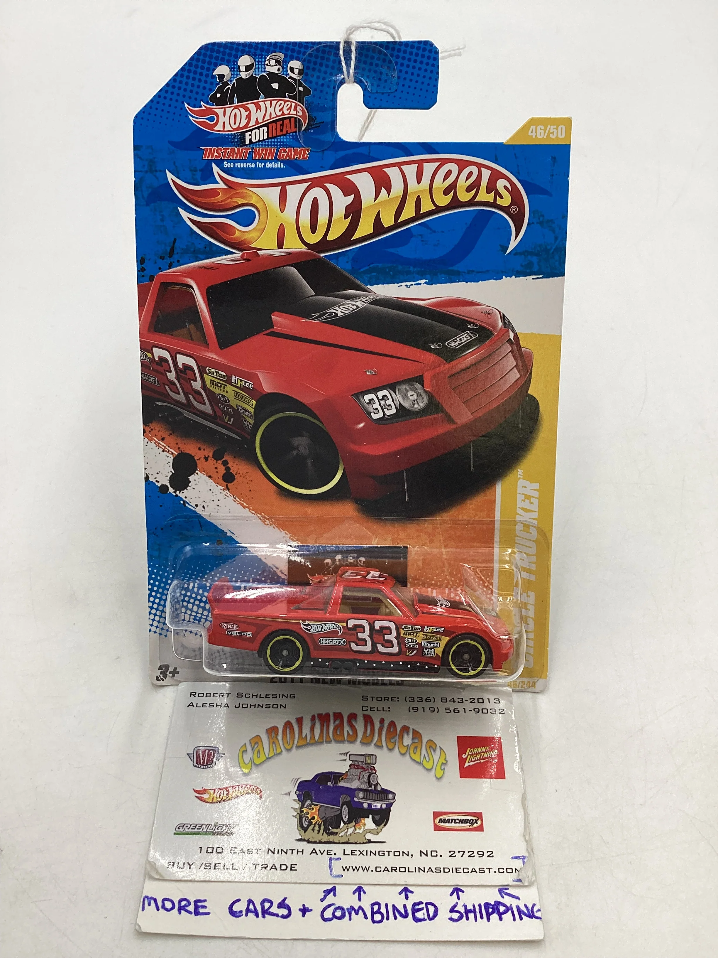 2011 Hot Wheels #46 Circle Tracker Red 50F
