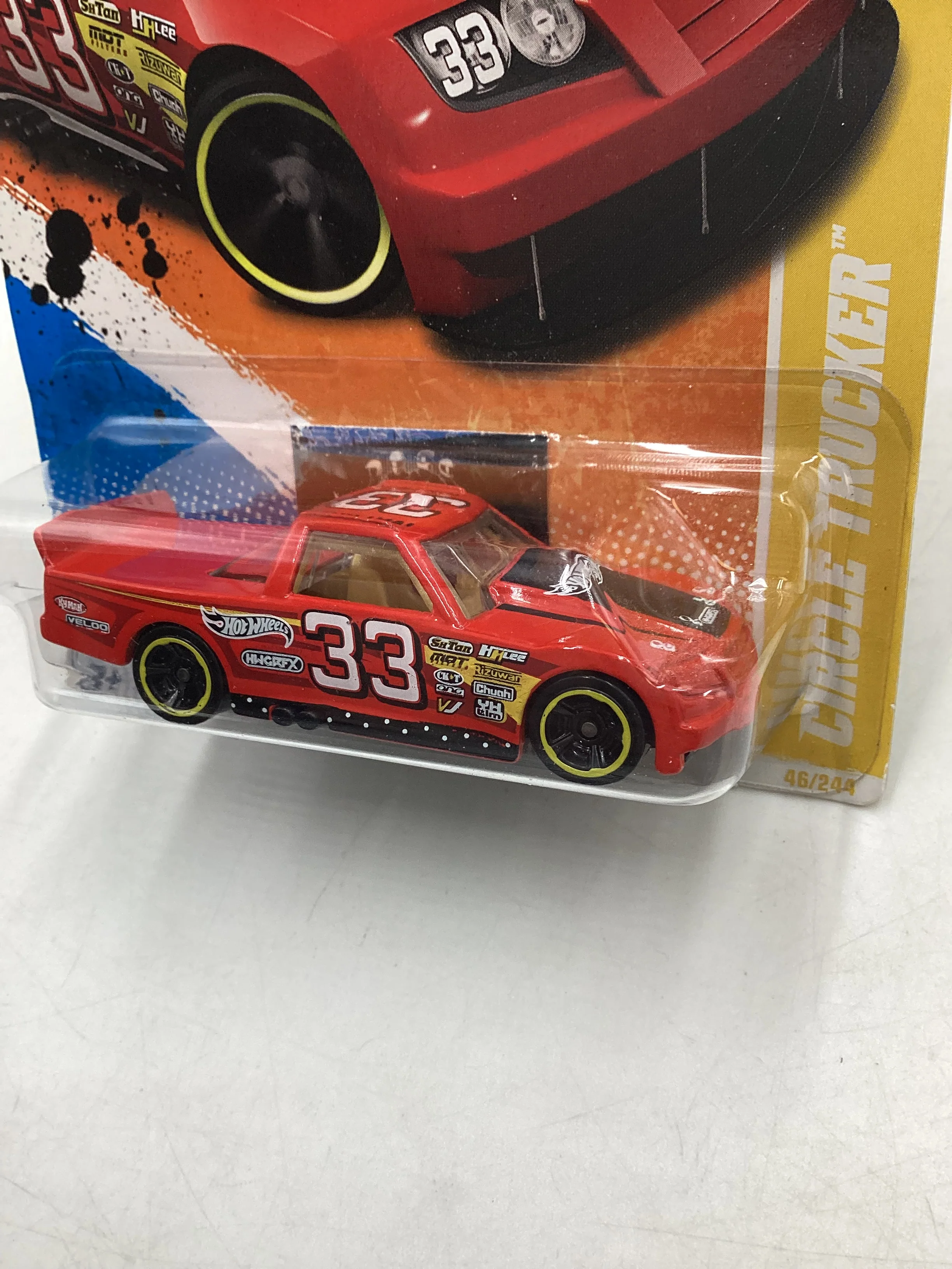 2011 Hot Wheels #46 Circle Tracker Red 50F - Image 5